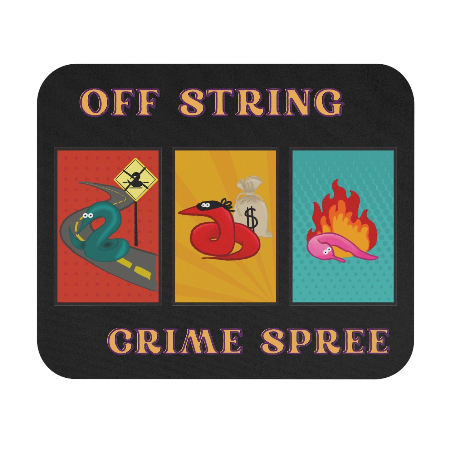 Worm off the String, Crime Spree, Mouse Pad (Rectangle)