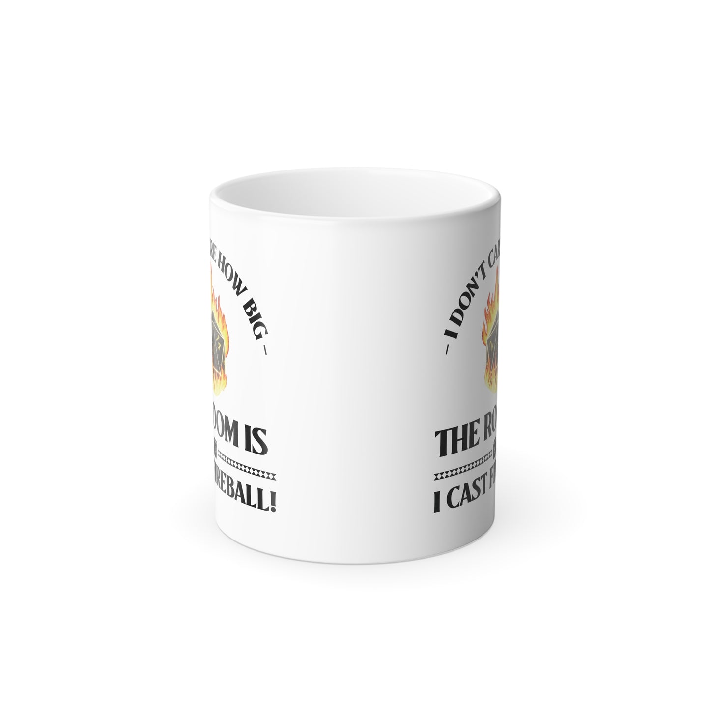 Mug - d&d Spell Cast Fireball Color Morphing Mug, 11oz