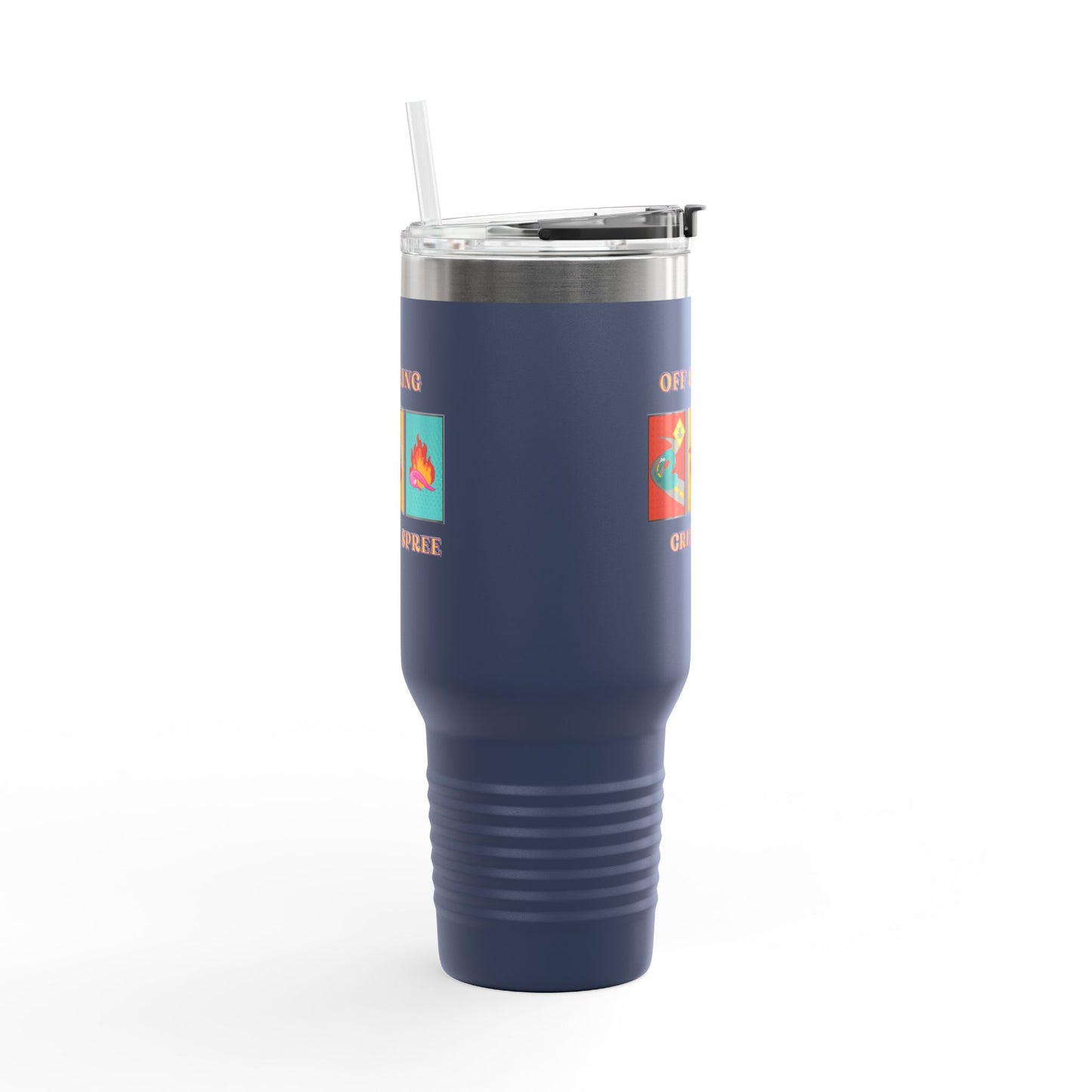 Worm off the String, Crime Spree, Insulated Travel Mug, 40oz