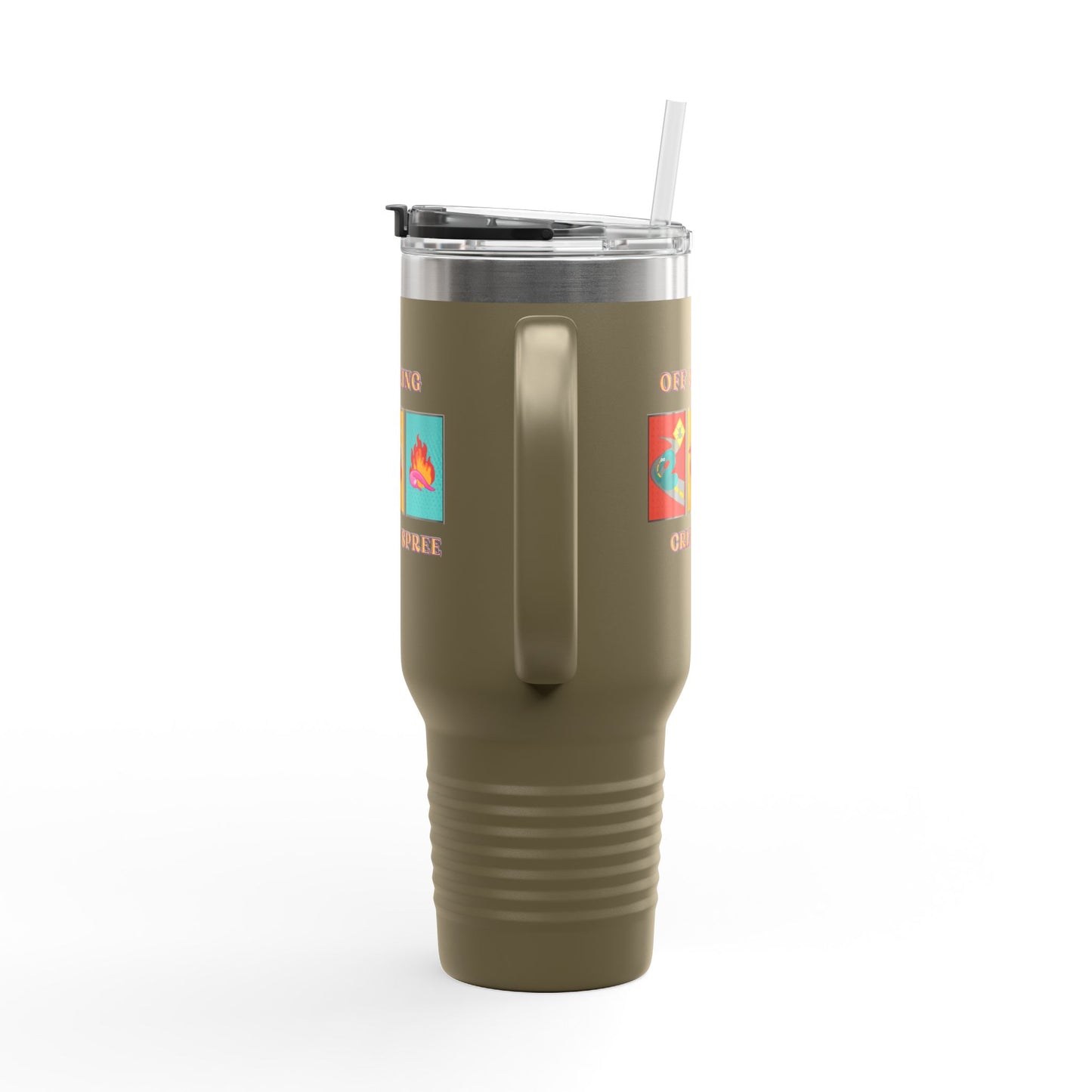 Worm off the String, Crime Spree, Insulated Travel Mug, 40oz