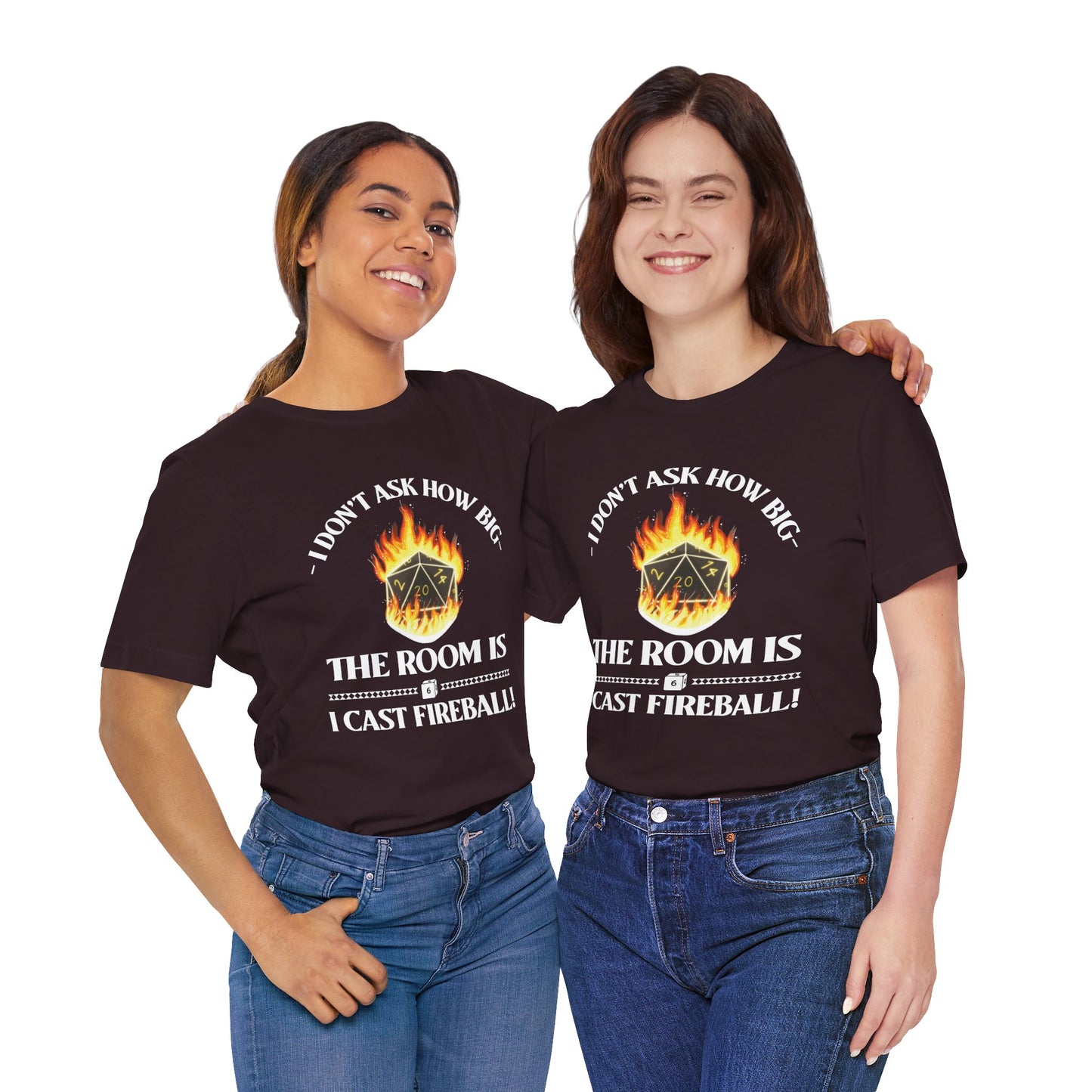 DnD, D&D, Cast fireball Unisex Tee, Introvert Meme Shirt, Funny Graphic Tee, Sarcastic T-Shirt, Humorous Top, Hilarious Quote Tee