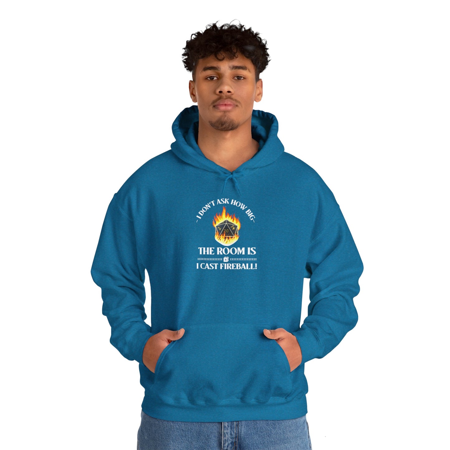 Hoodie - dnd Cast Fireball Design