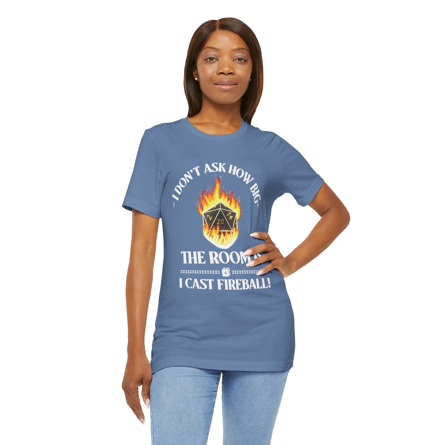 DnD, D&D, Cast fireball Unisex Tee, Introvert Meme Shirt, Funny Graphic Tee, Sarcastic T-Shirt, Humorous Top, Hilarious Quote Tee