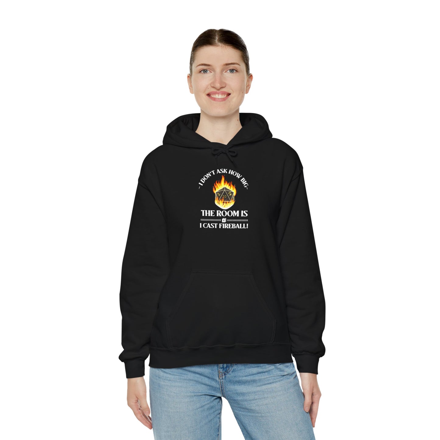 Hoodie - dnd Cast Fireball Design