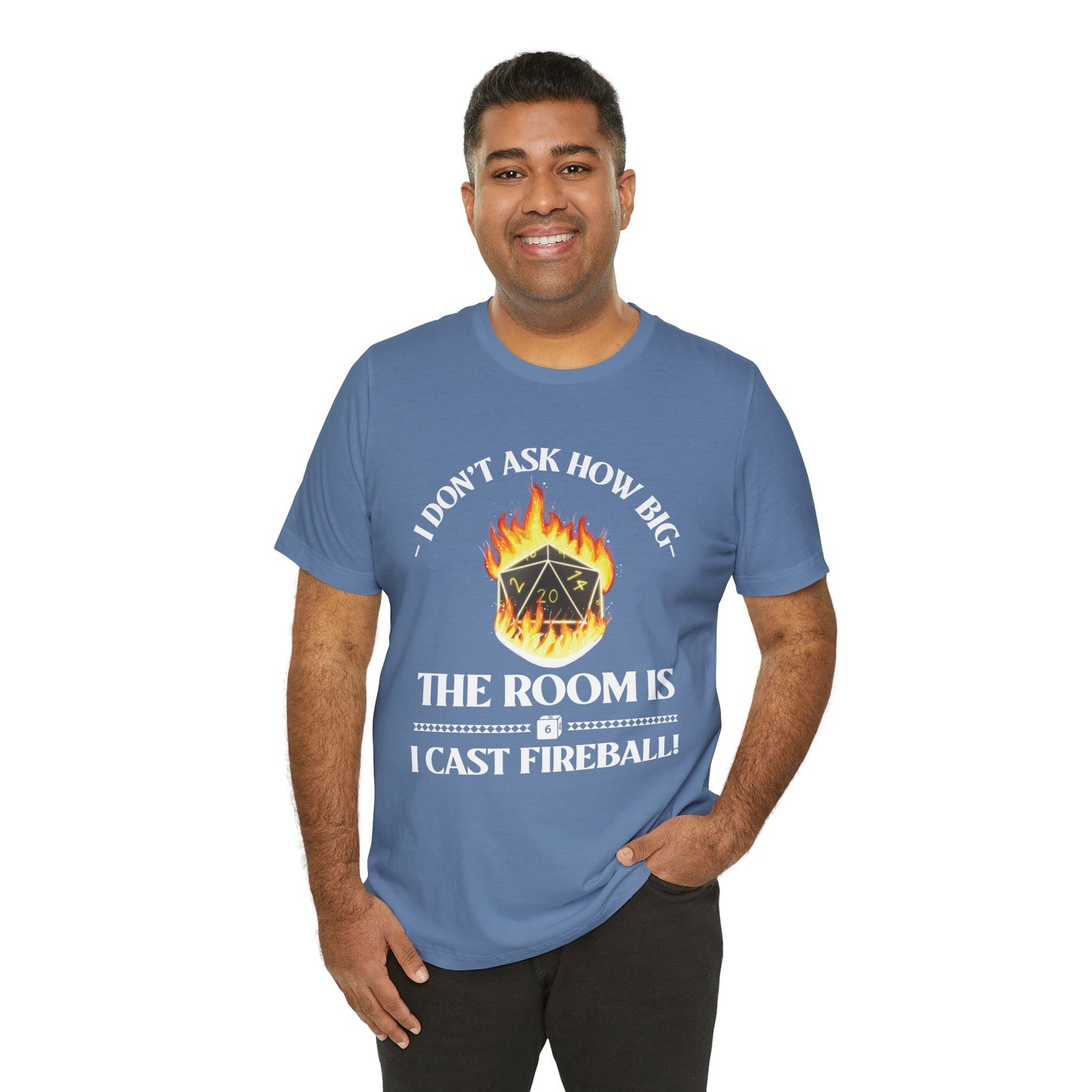 DnD, D&D, Cast fireball Unisex Tee, Introvert Meme Shirt, Funny Graphic Tee, Sarcastic T-Shirt, Humorous Top, Hilarious Quote Tee
