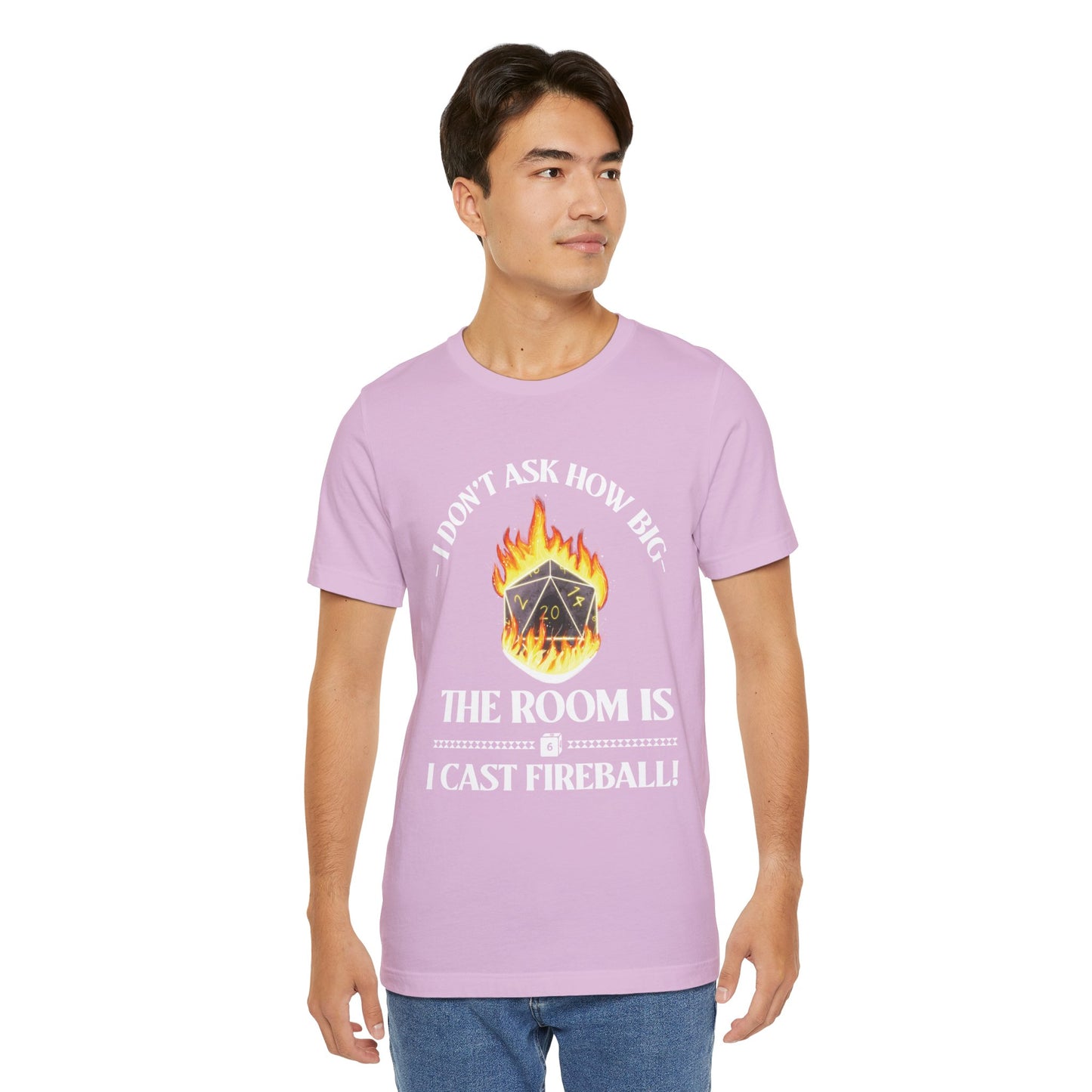 DnD, D&D, Cast fireball Unisex Tee, Introvert Meme Shirt, Funny Graphic Tee, Sarcastic T-Shirt, Humorous Top, Hilarious Quote Tee