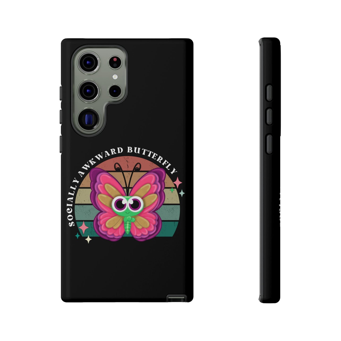 Socially Awkward Butterfly phone case Tough Cases