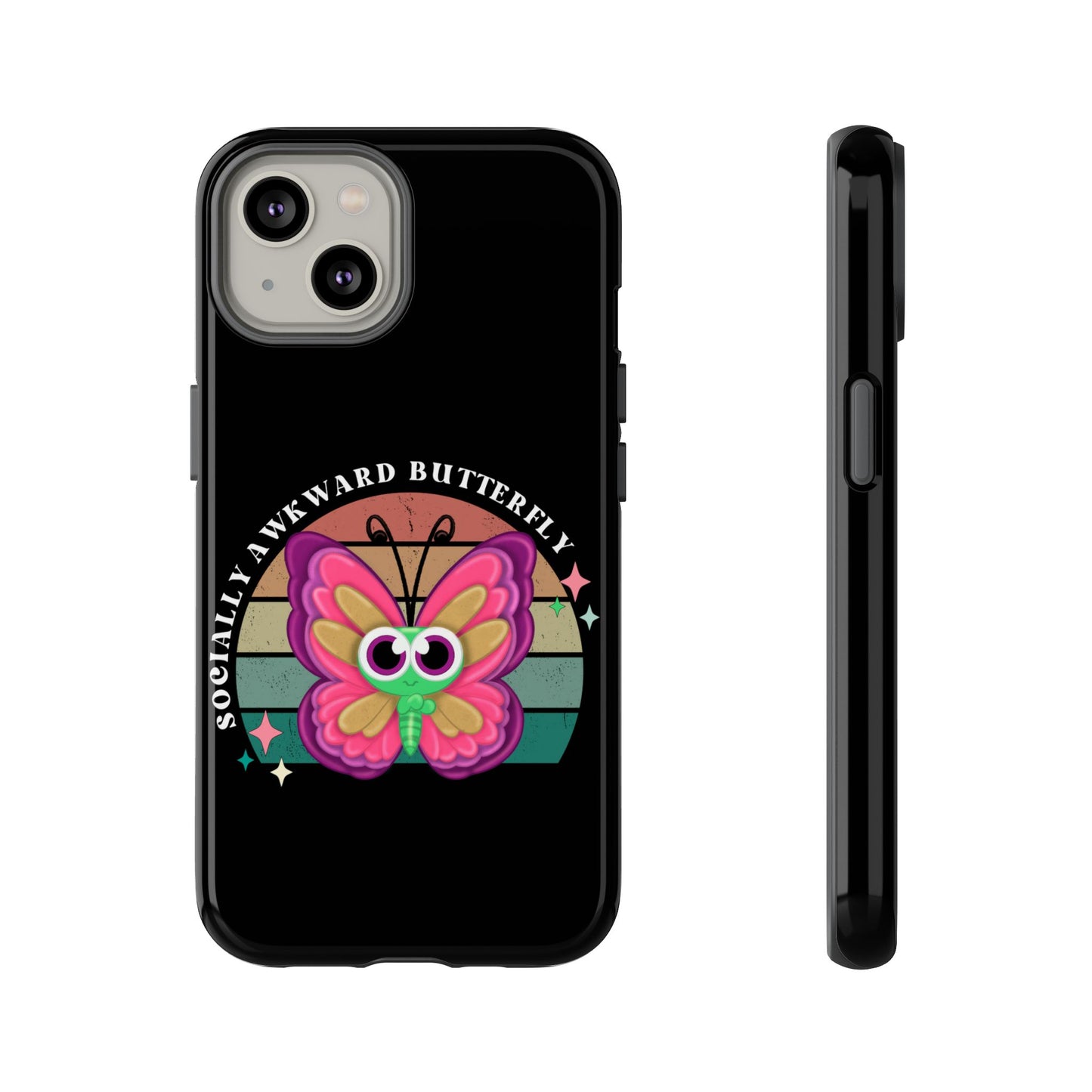 Socially Awkward Butterfly phone case Tough Cases