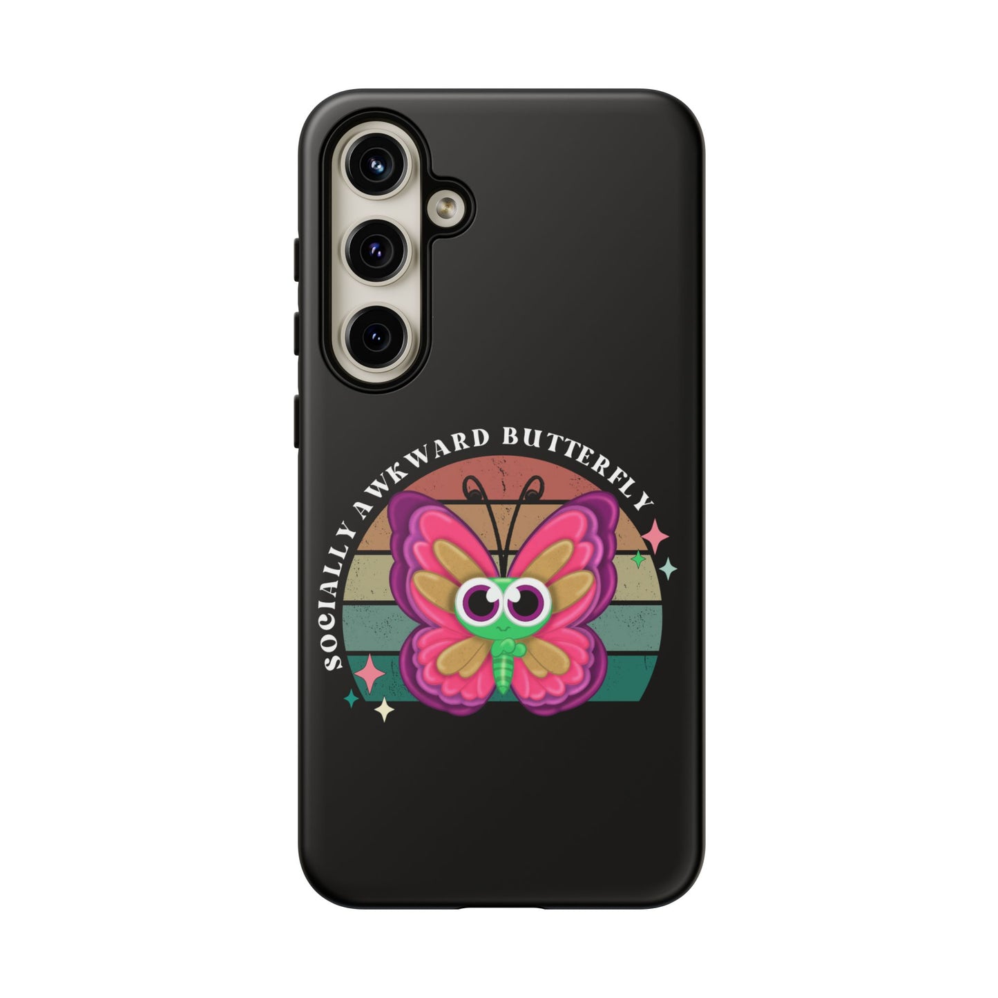 Socially Awkward Butterfly phone case Tough Cases