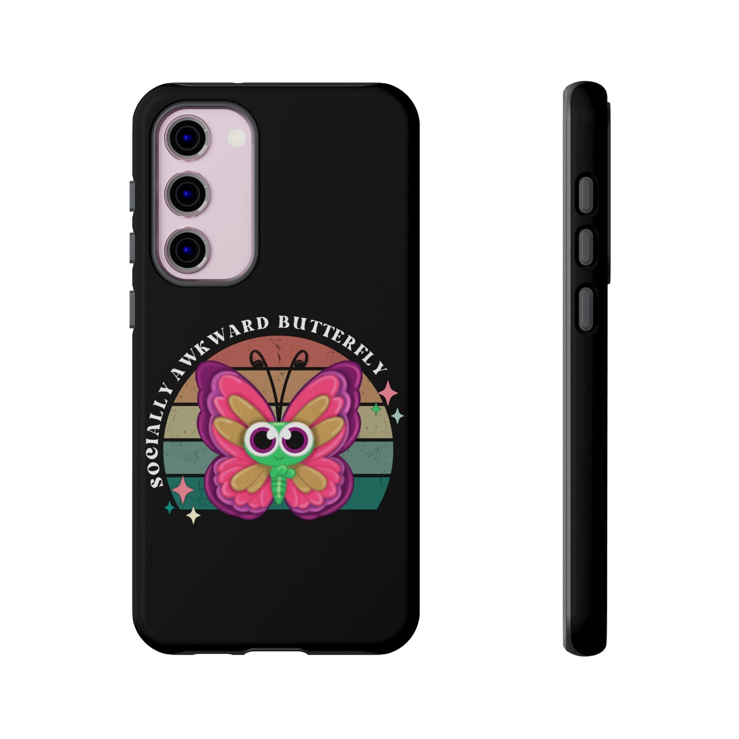 Socially Awkward Butterfly phone case Tough Cases