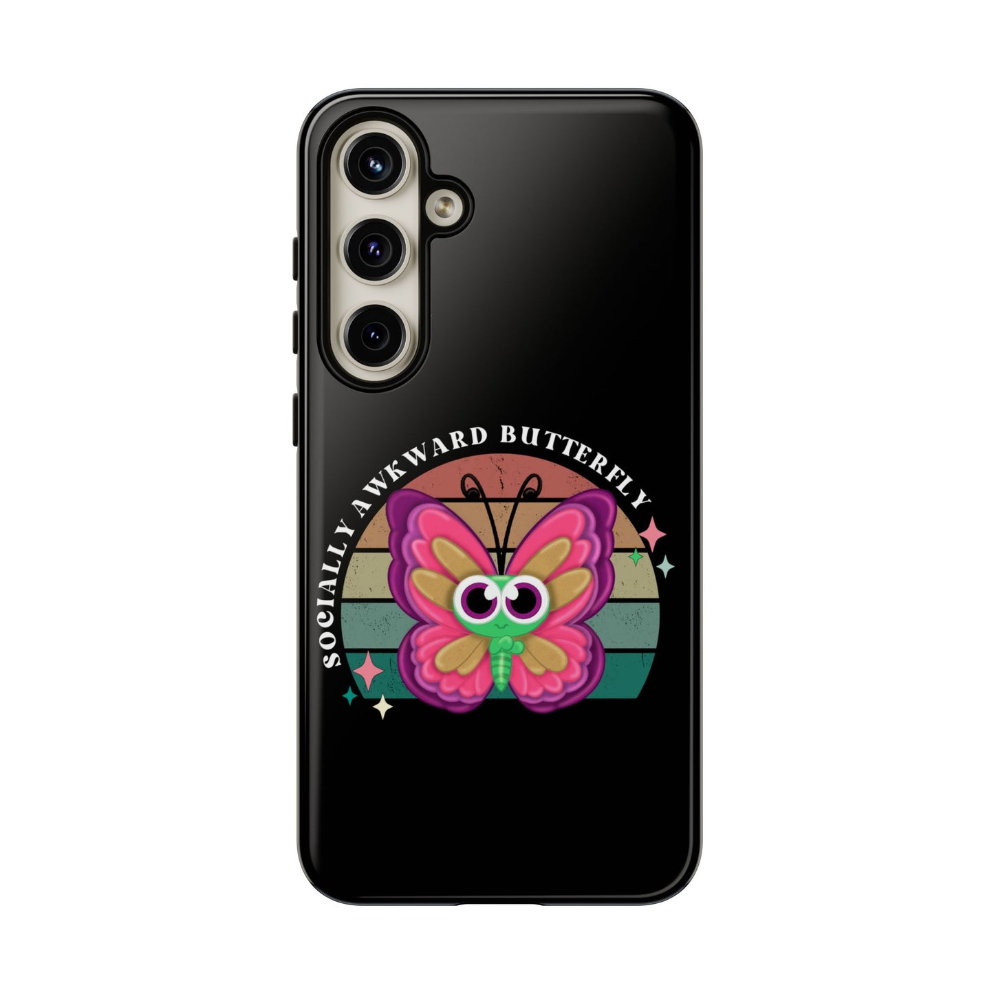 Socially Awkward Butterfly phone case Tough Cases