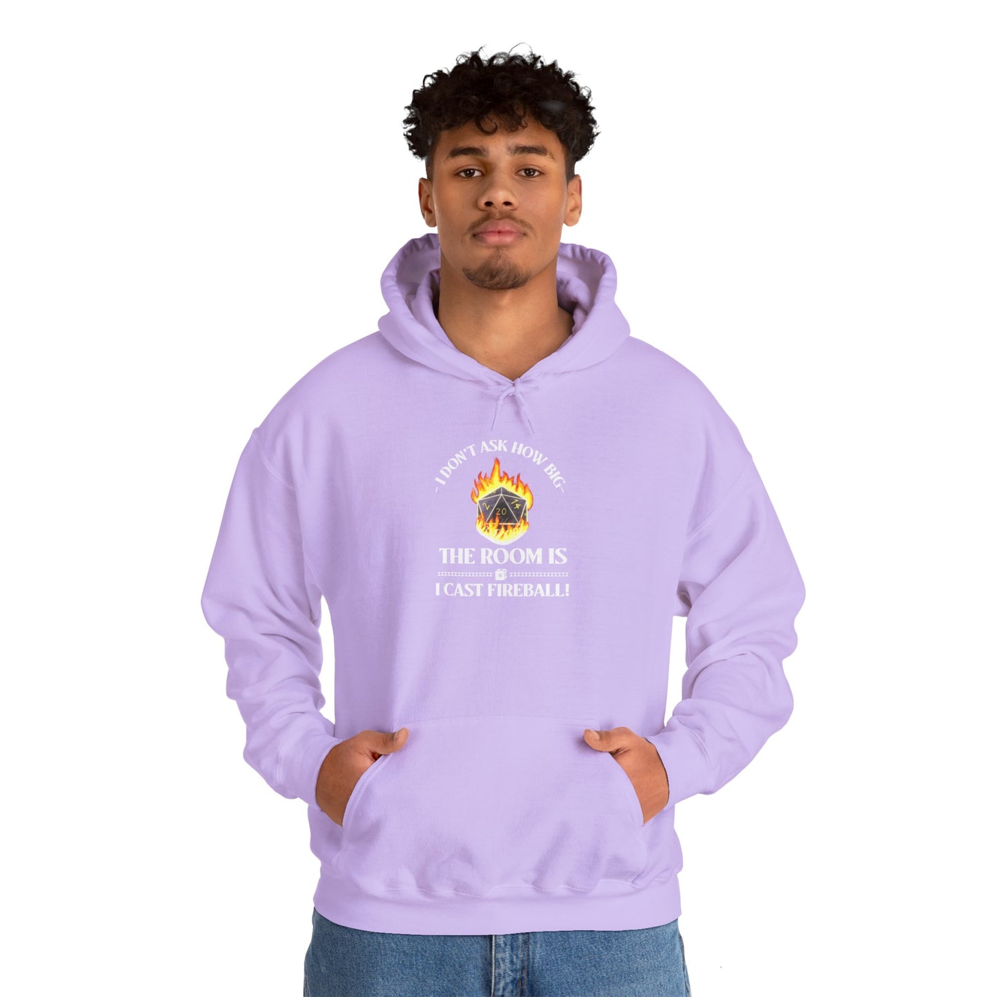 Hoodie - dnd Cast Fireball Design