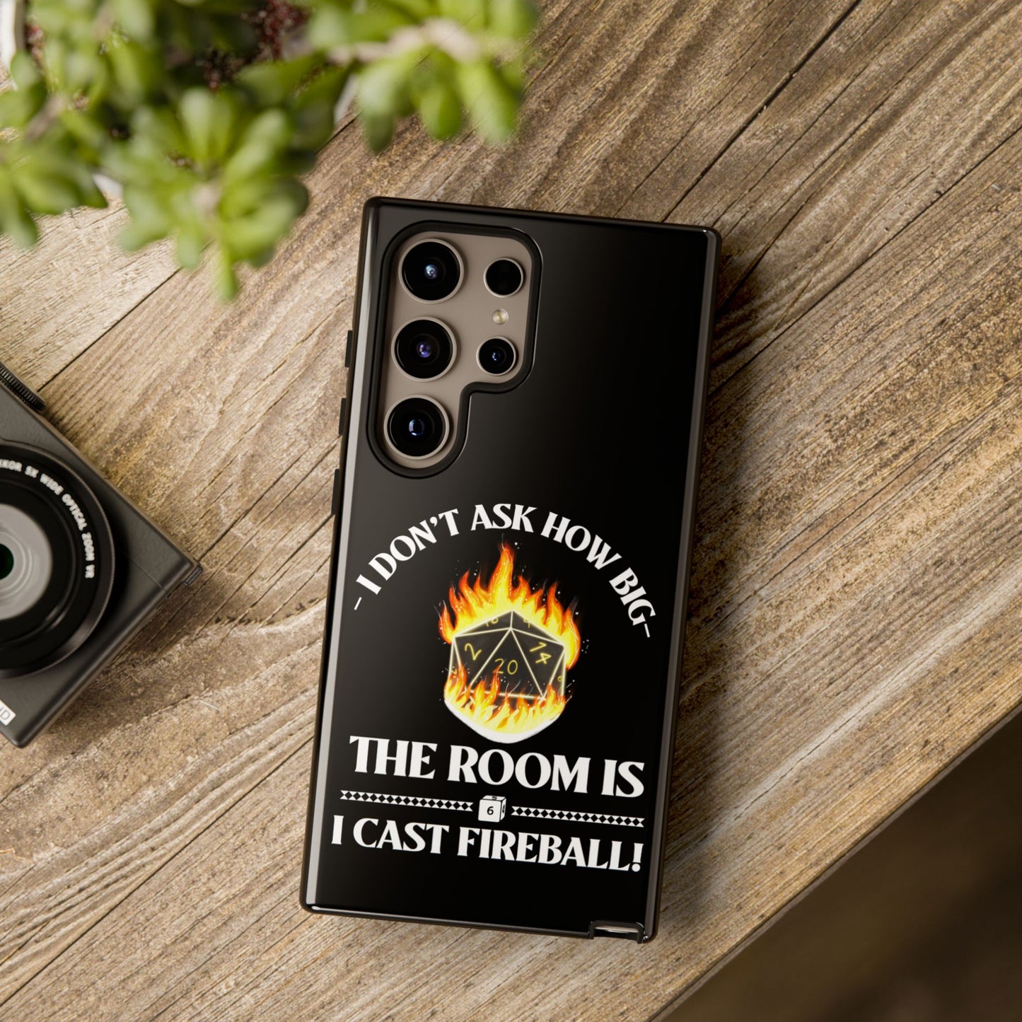 Phone Cases - d&d spell cast fireball