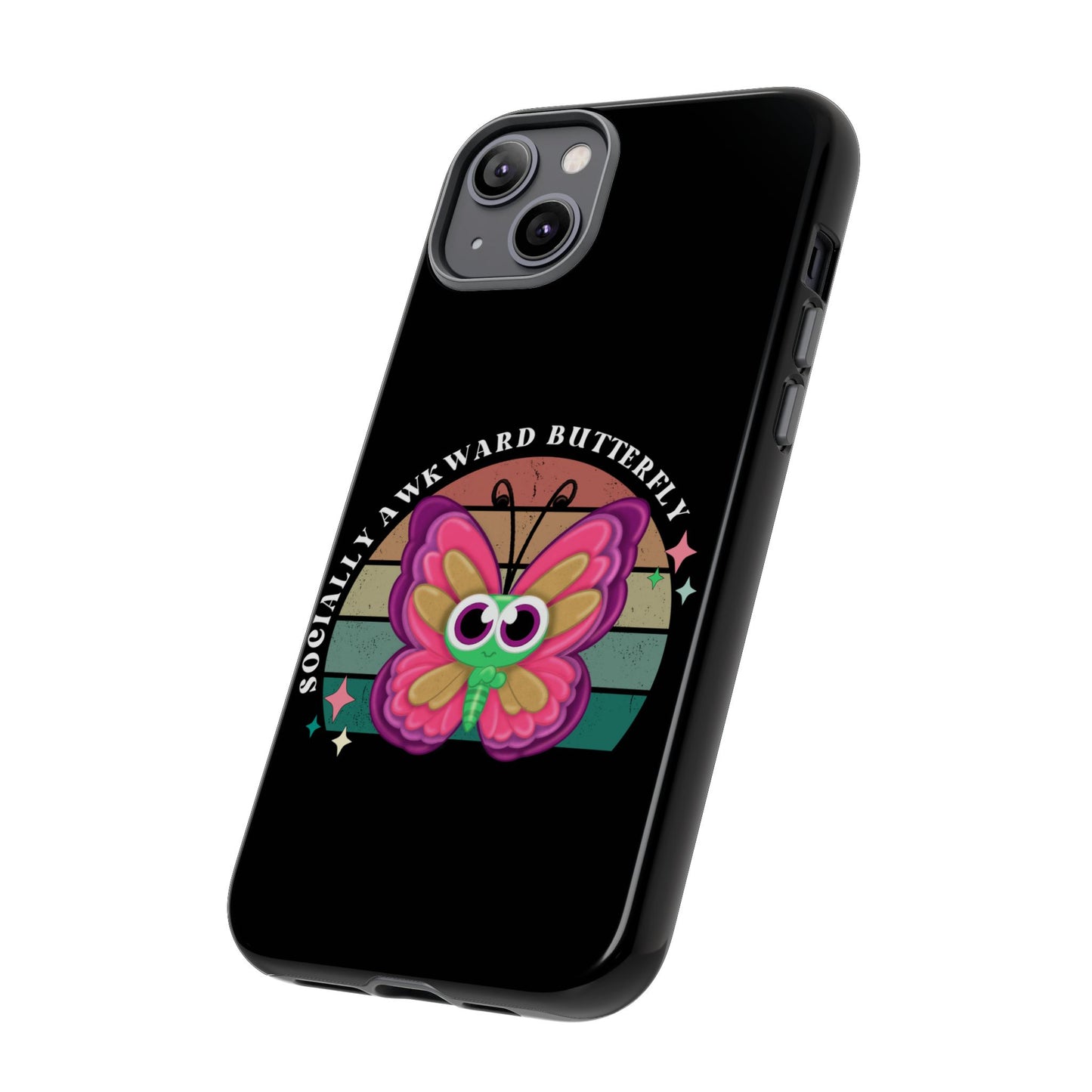 Socially Awkward Butterfly phone case Tough Cases