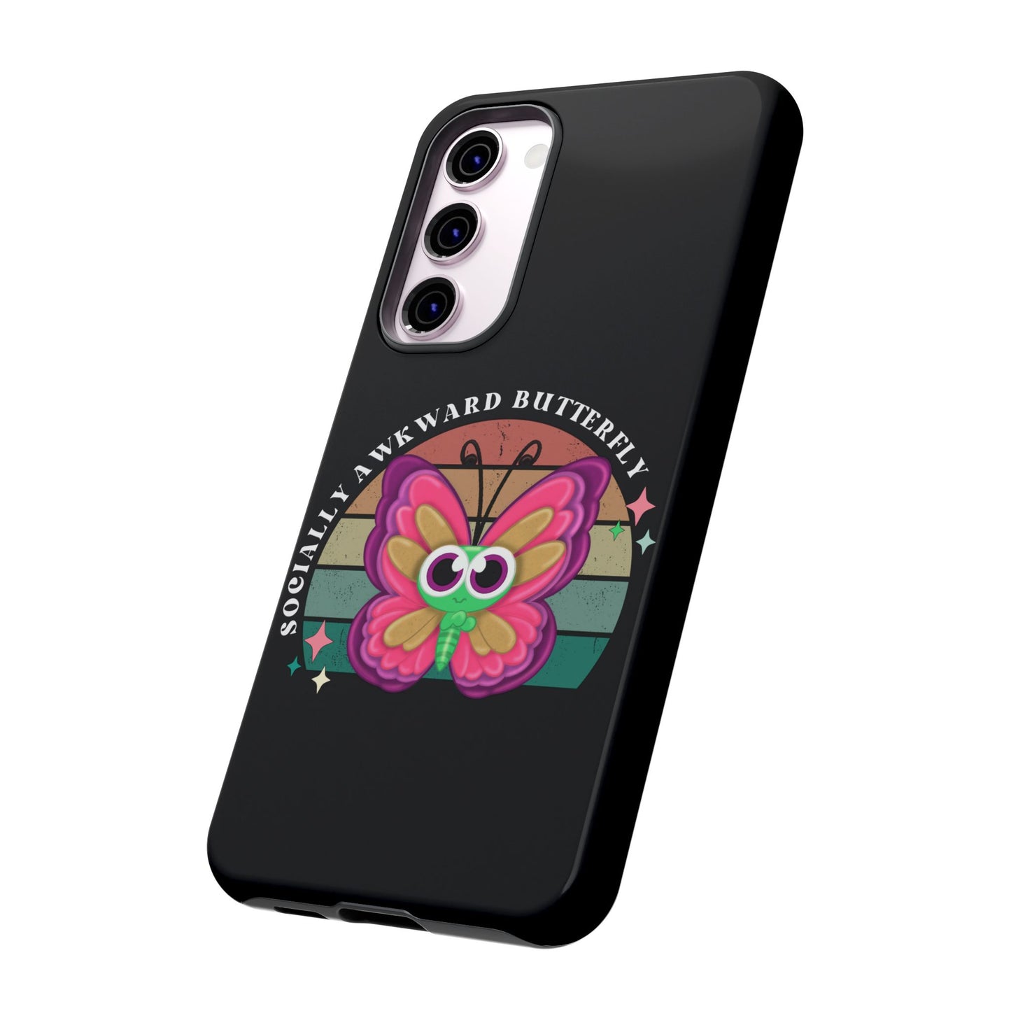 Socially Awkward Butterfly phone case Tough Cases