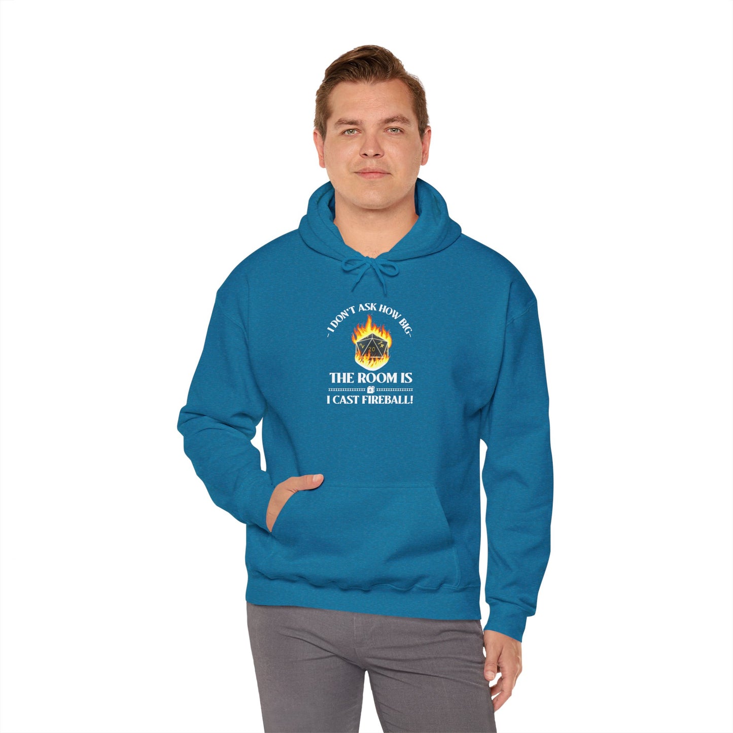 Hoodie - dnd Cast Fireball Design