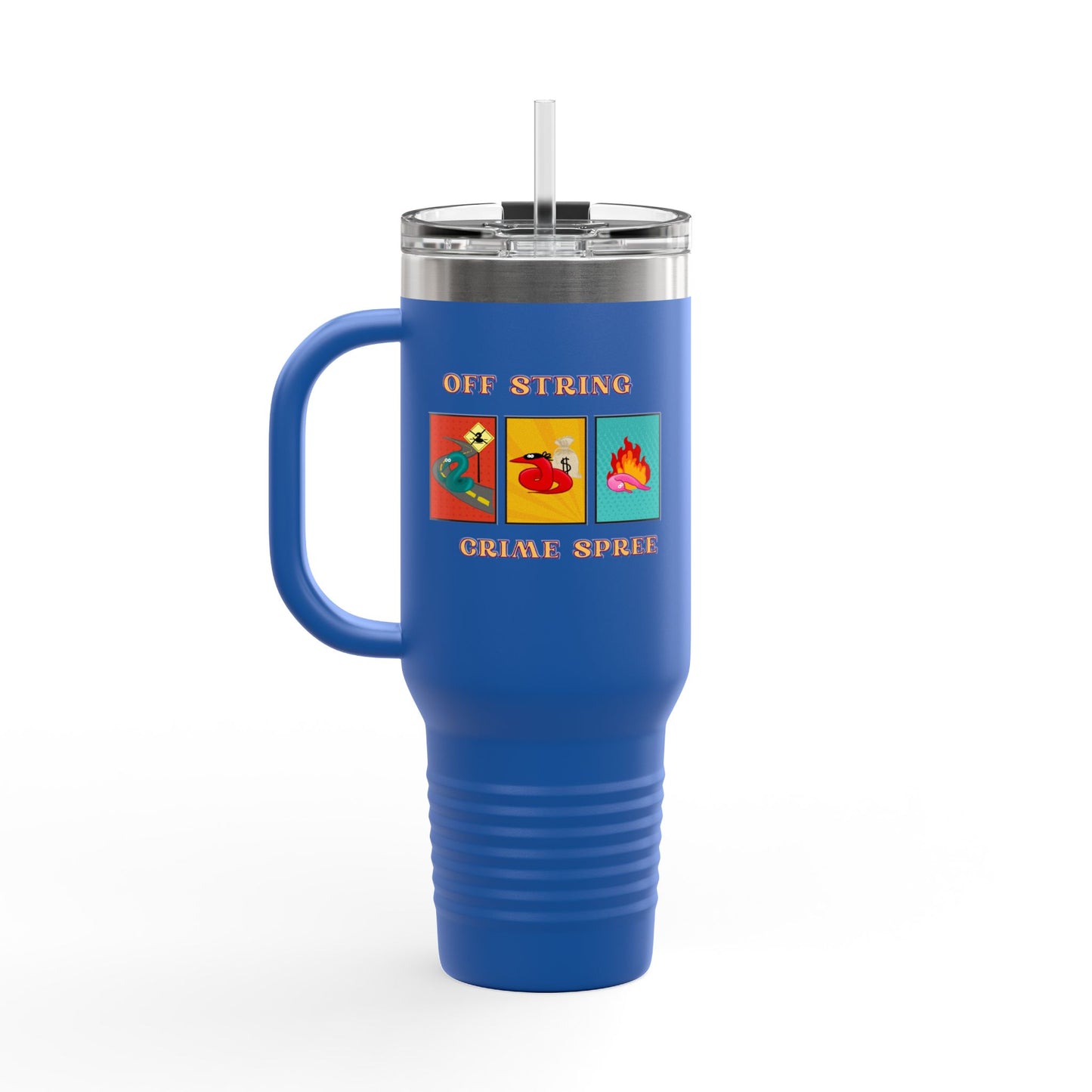 Socially Awkward Butterfly, Insulated Travel Mug, 40oz