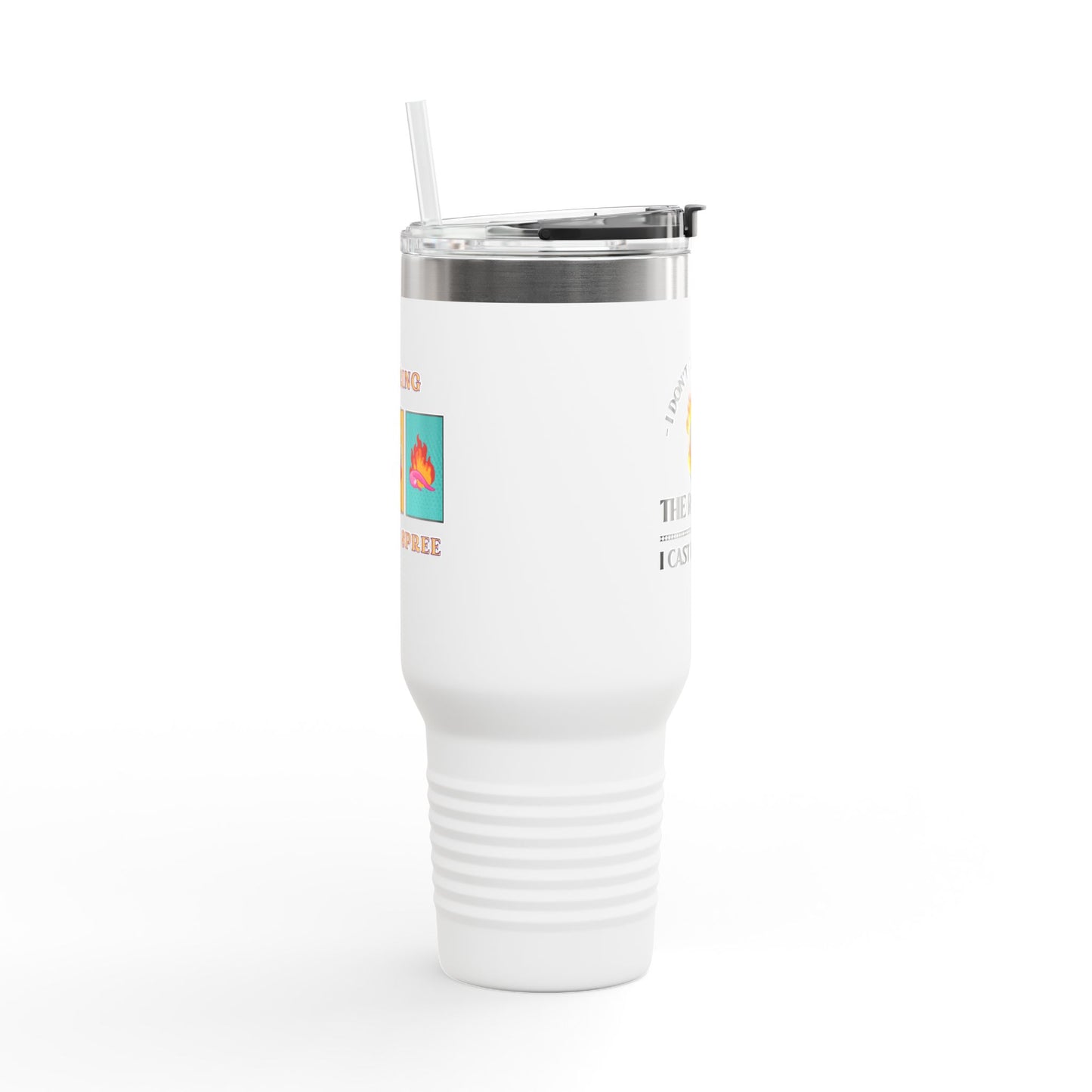 Travel Mug - d&d Spell Cast Fireball Design