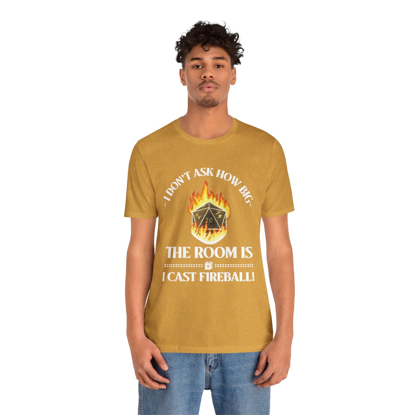 DnD, D&D, Cast fireball Unisex Tee, Introvert Meme Shirt, Funny Graphic Tee, Sarcastic T-Shirt, Humorous Top, Hilarious Quote Tee