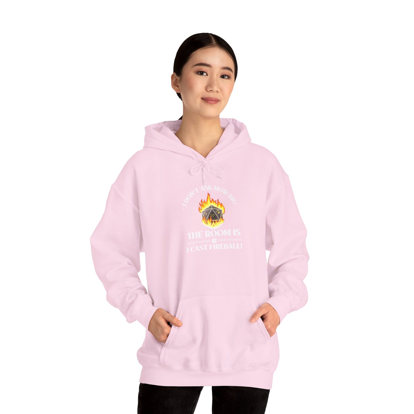 Hoodie - dnd Cast Fireball Design