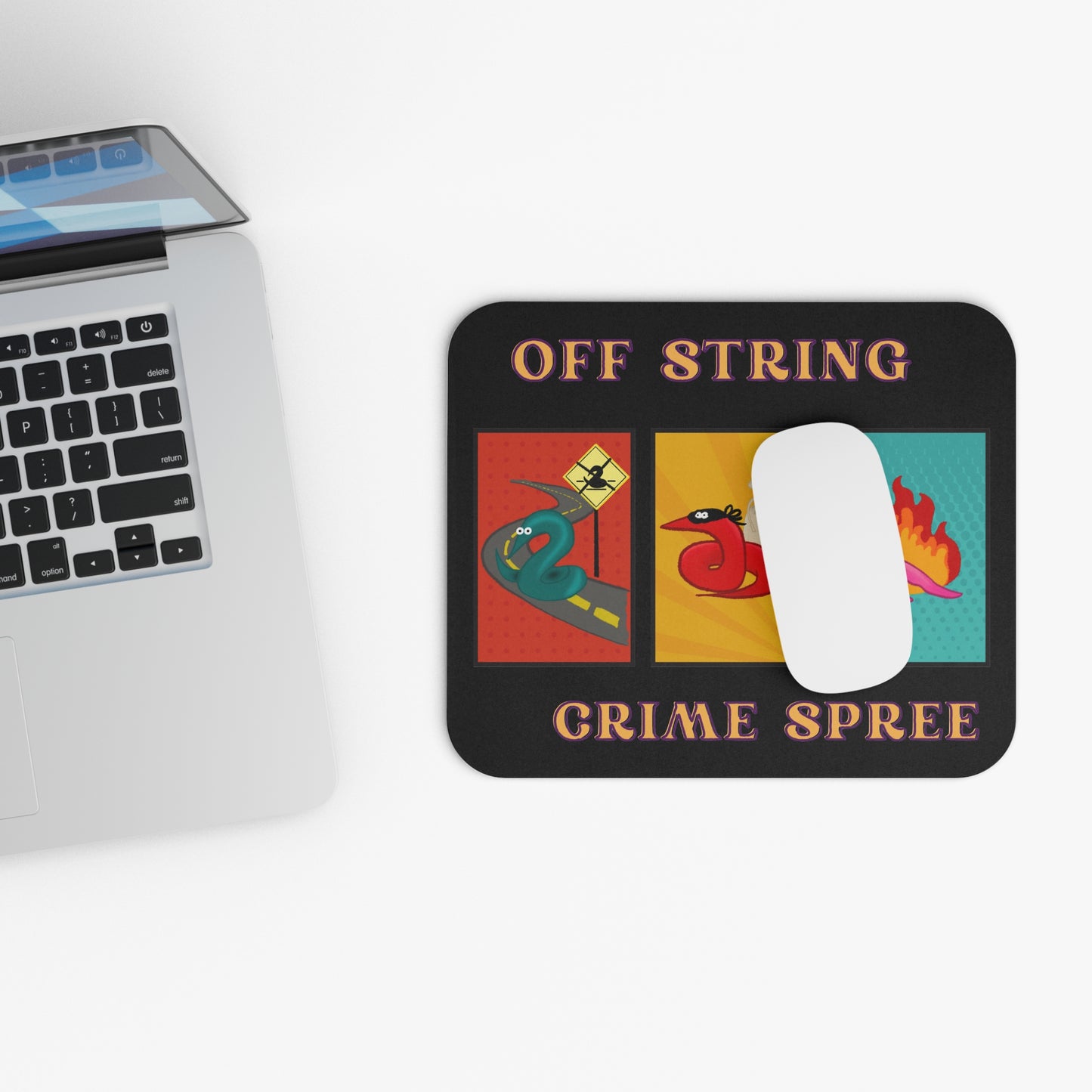 Worm off the String, Crime Spree, Mouse Pad (Rectangle)