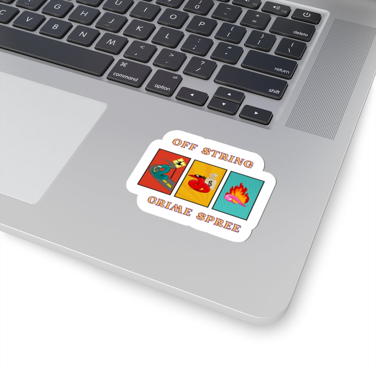 Worm off the String, Crime Spree, Sticker Decal