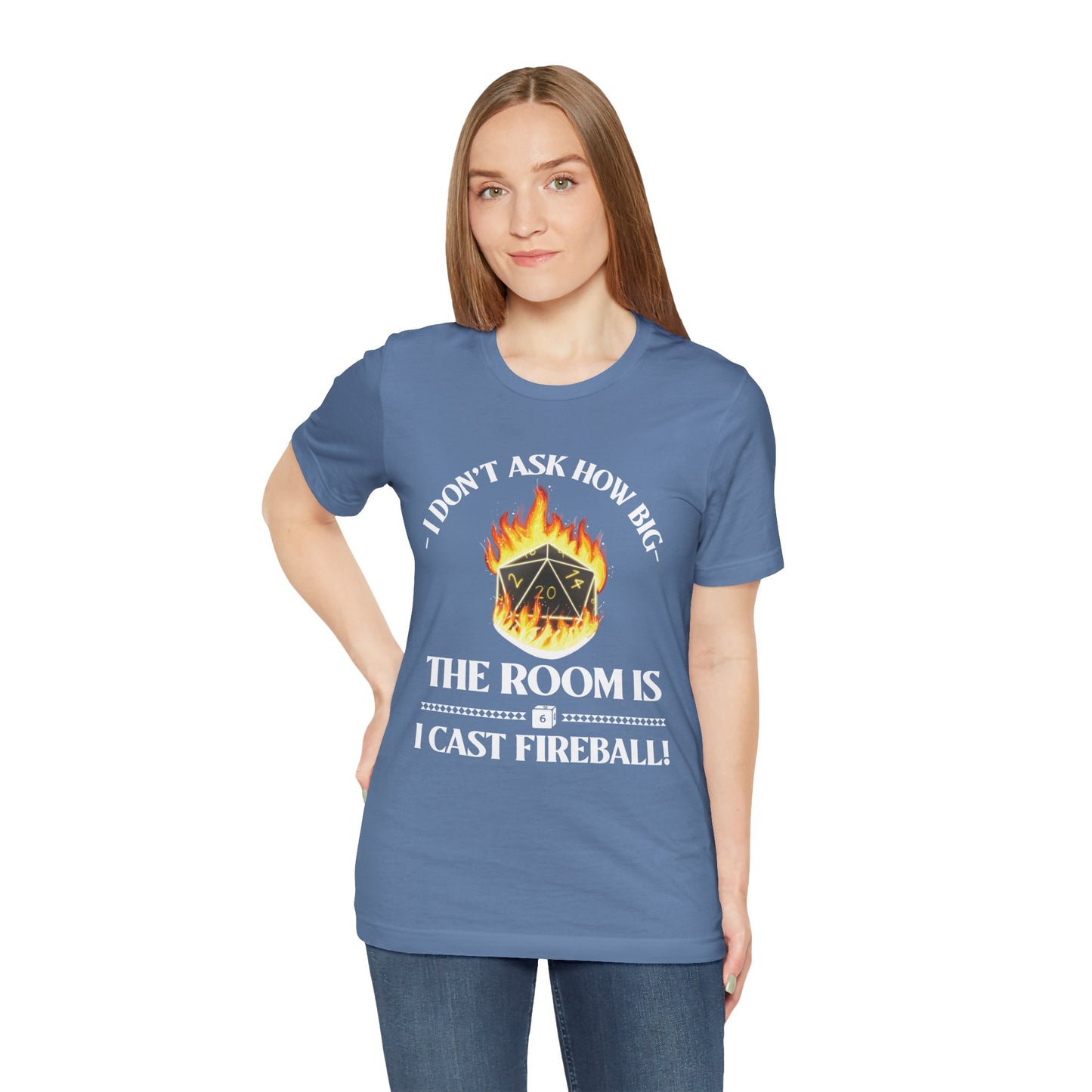 DnD, D&D, Cast fireball Unisex Tee, Introvert Meme Shirt, Funny Graphic Tee, Sarcastic T-Shirt, Humorous Top, Hilarious Quote Tee