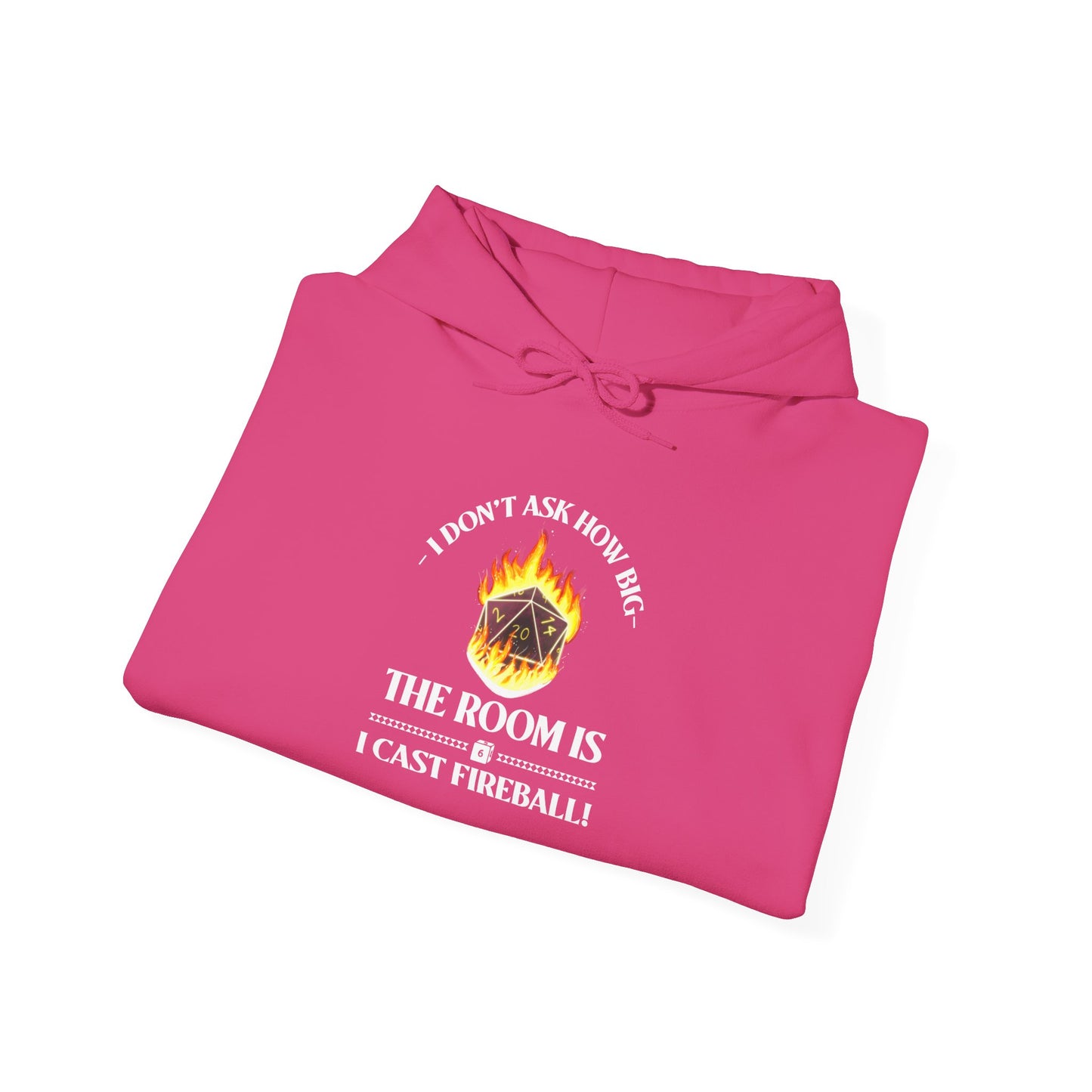 Hoodie - dnd Cast Fireball Design