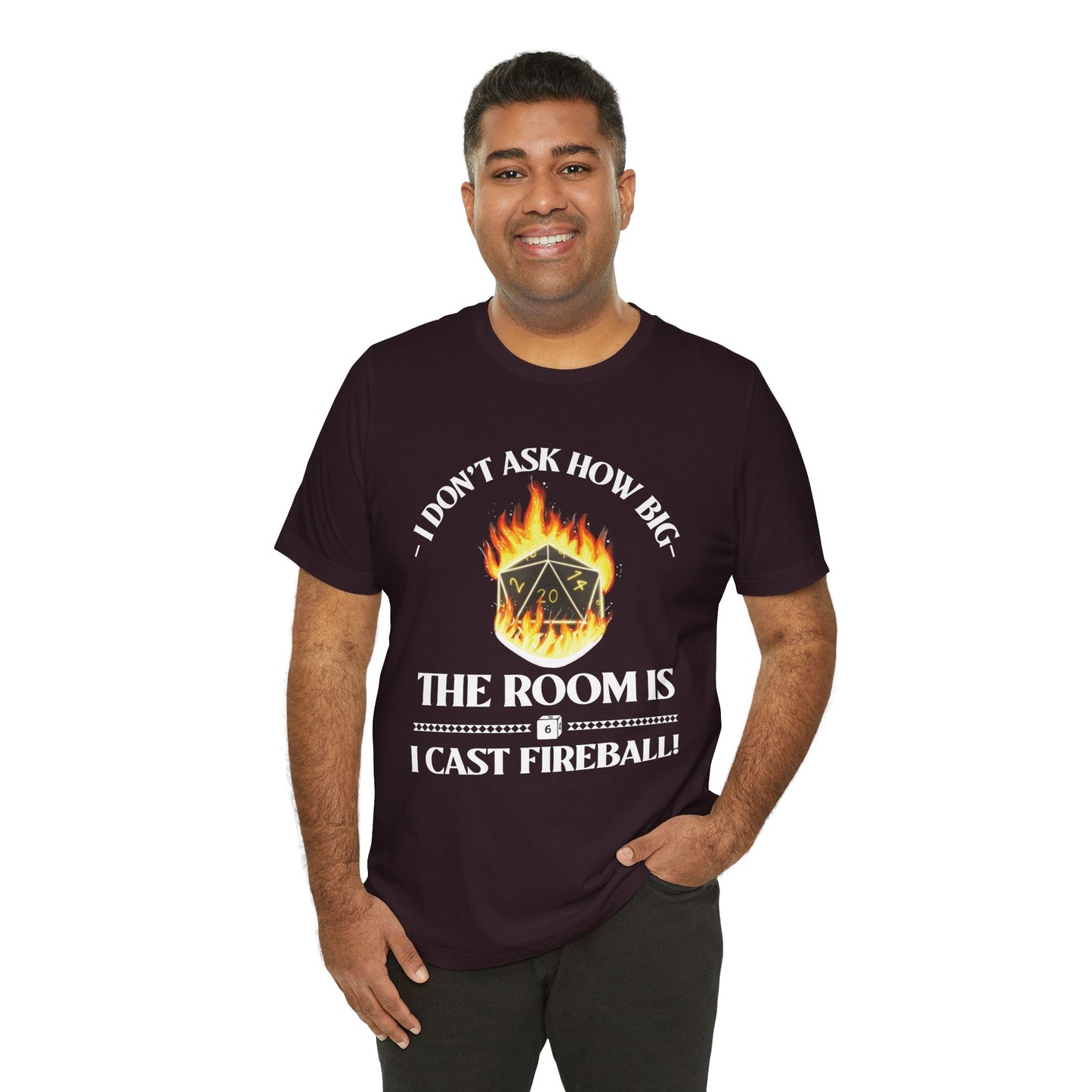 DnD, D&D, Cast fireball Unisex Tee, Introvert Meme Shirt, Funny Graphic Tee, Sarcastic T-Shirt, Humorous Top, Hilarious Quote Tee