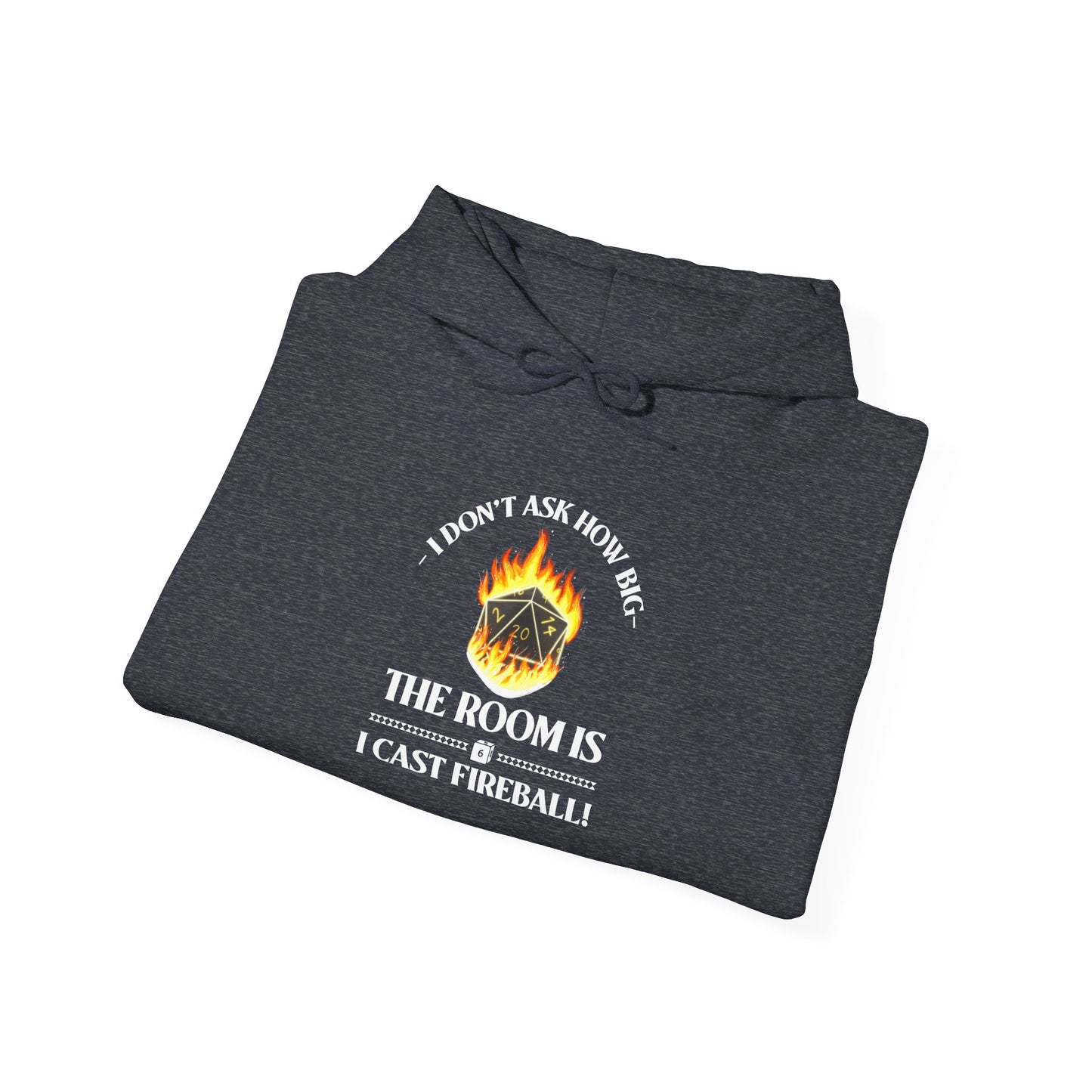 Hoodie - dnd Cast Fireball Design