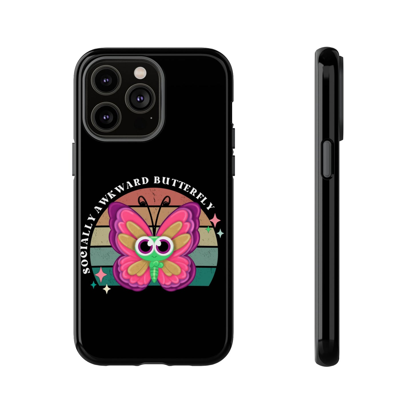 Socially Awkward Butterfly phone case Tough Cases
