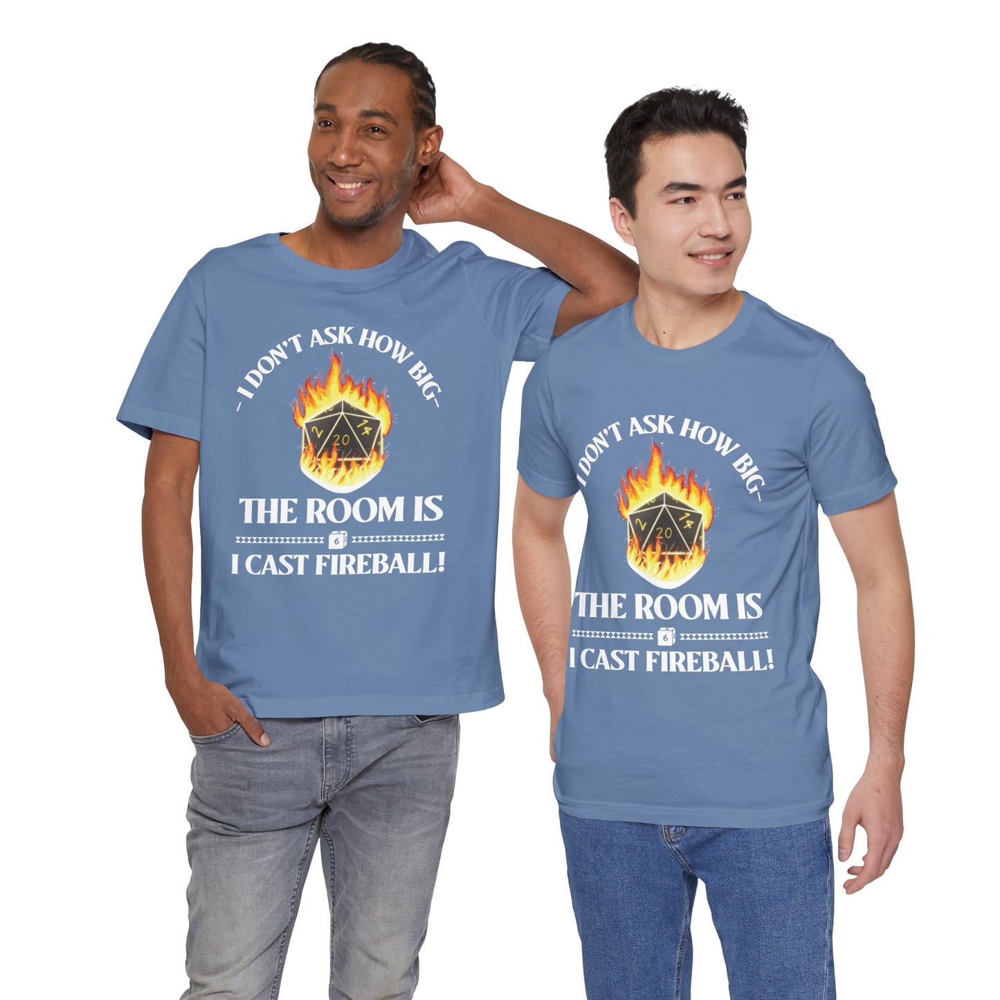 DnD, D&D, Cast fireball Unisex Tee, Introvert Meme Shirt, Funny Graphic Tee, Sarcastic T-Shirt, Humorous Top, Hilarious Quote Tee