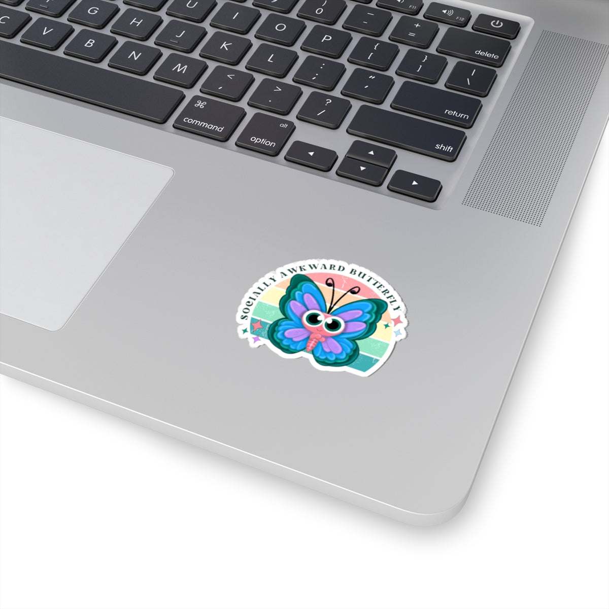 Socially Awkward Butterfly Sticker Decal