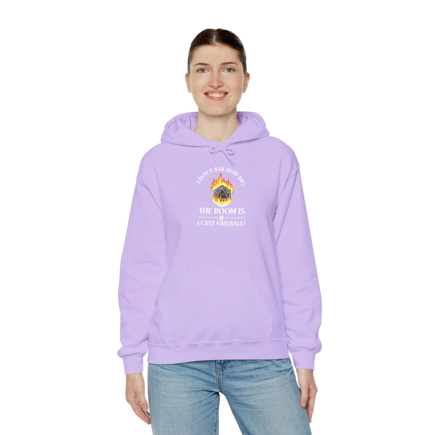 Hoodie - dnd Cast Fireball Design