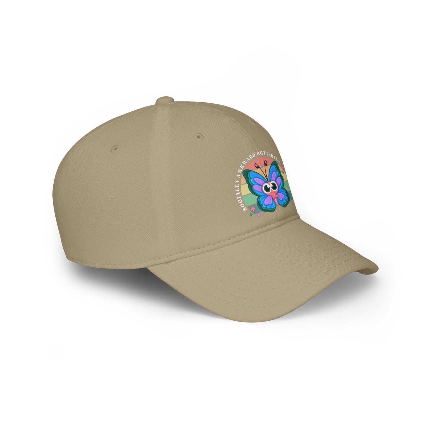 Socially Awkward Butterfly, OTTO, hat, Low Profile Baseball Cap