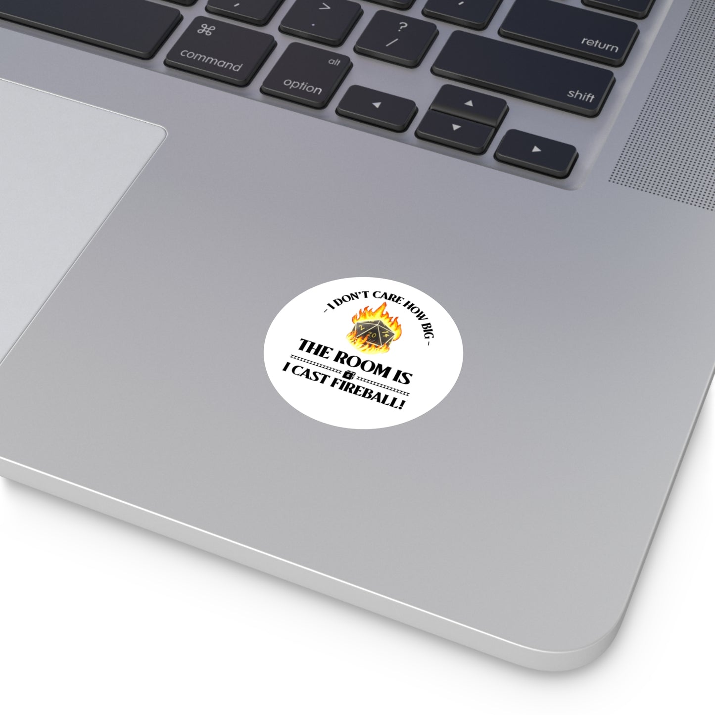 Sticker Set: D&D Cast Fireball Round Stickers