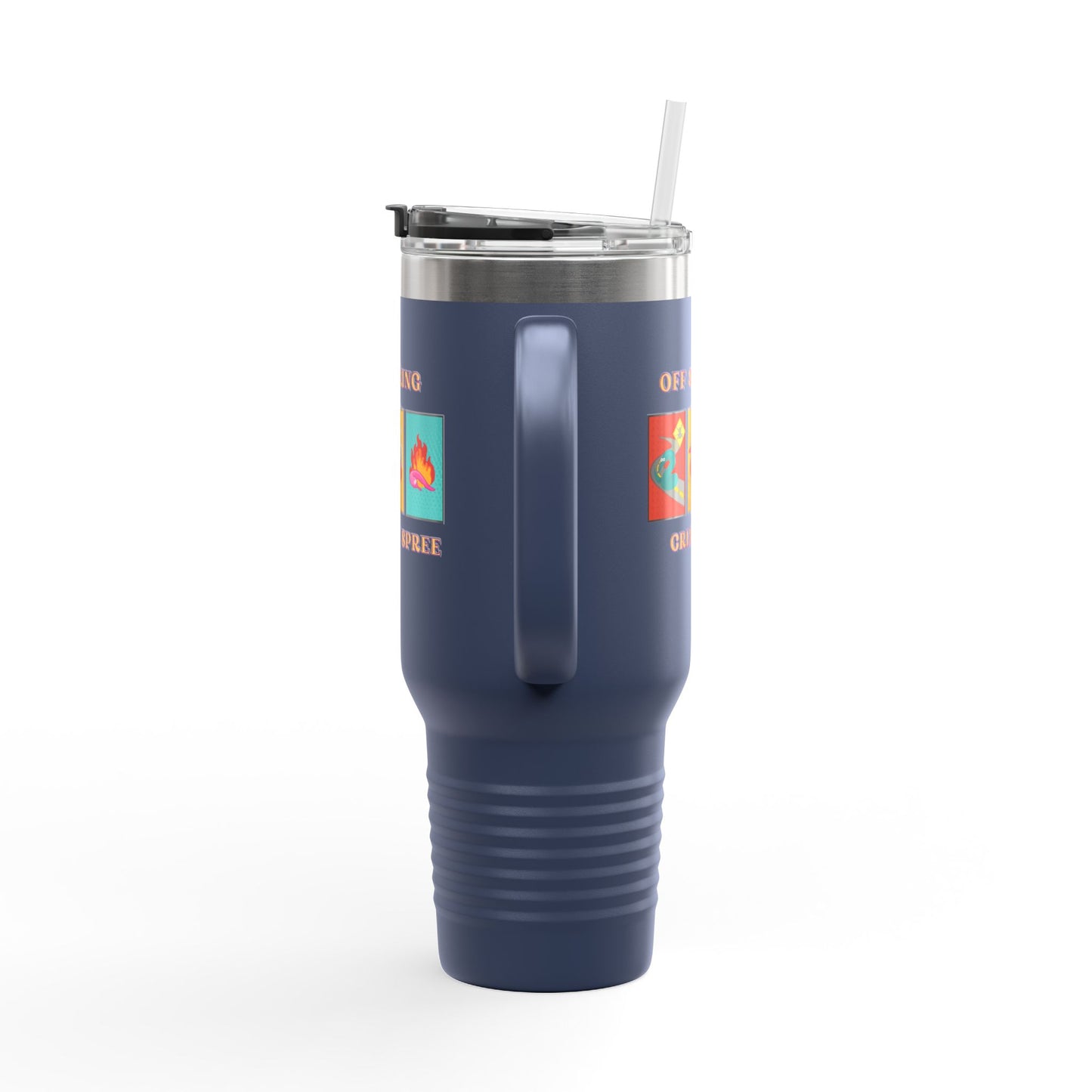 Worm off the String, Crime Spree, Insulated Travel Mug, 40oz