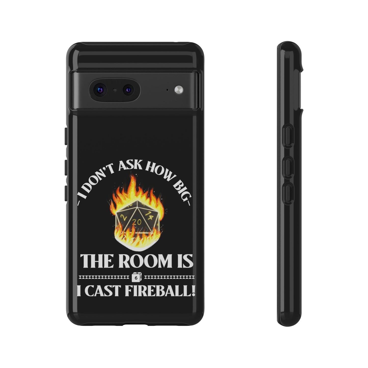 Phone Cases - d&d spell cast fireball