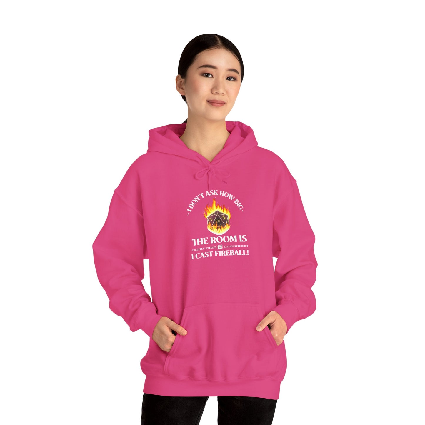 Hoodie - dnd Cast Fireball Design