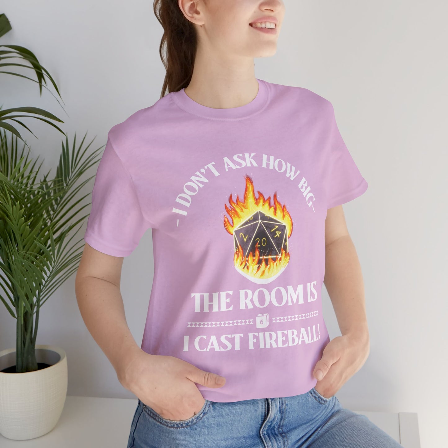 DnD, D&D, Cast fireball Unisex Tee, Introvert Meme Shirt, Funny Graphic Tee, Sarcastic T-Shirt, Humorous Top, Hilarious Quote Tee