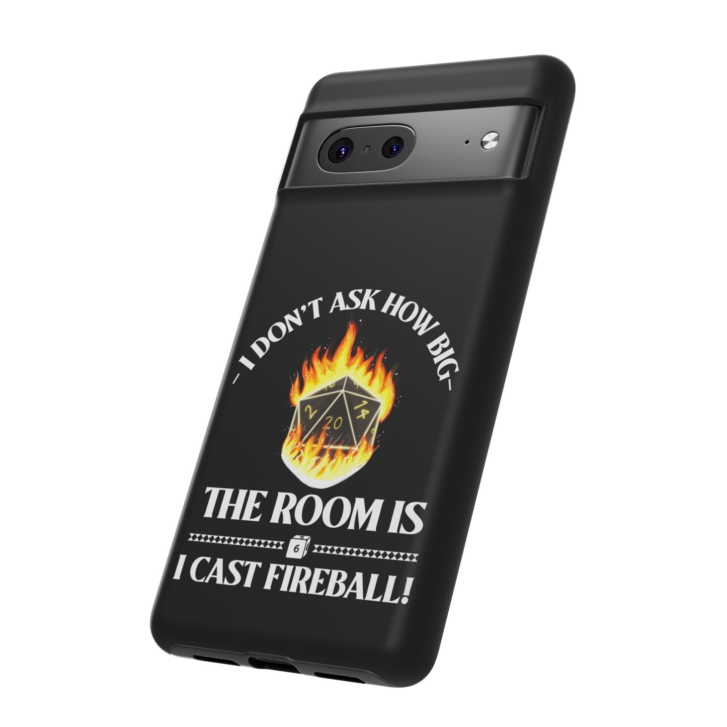 Phone Cases - d&d spell cast fireball