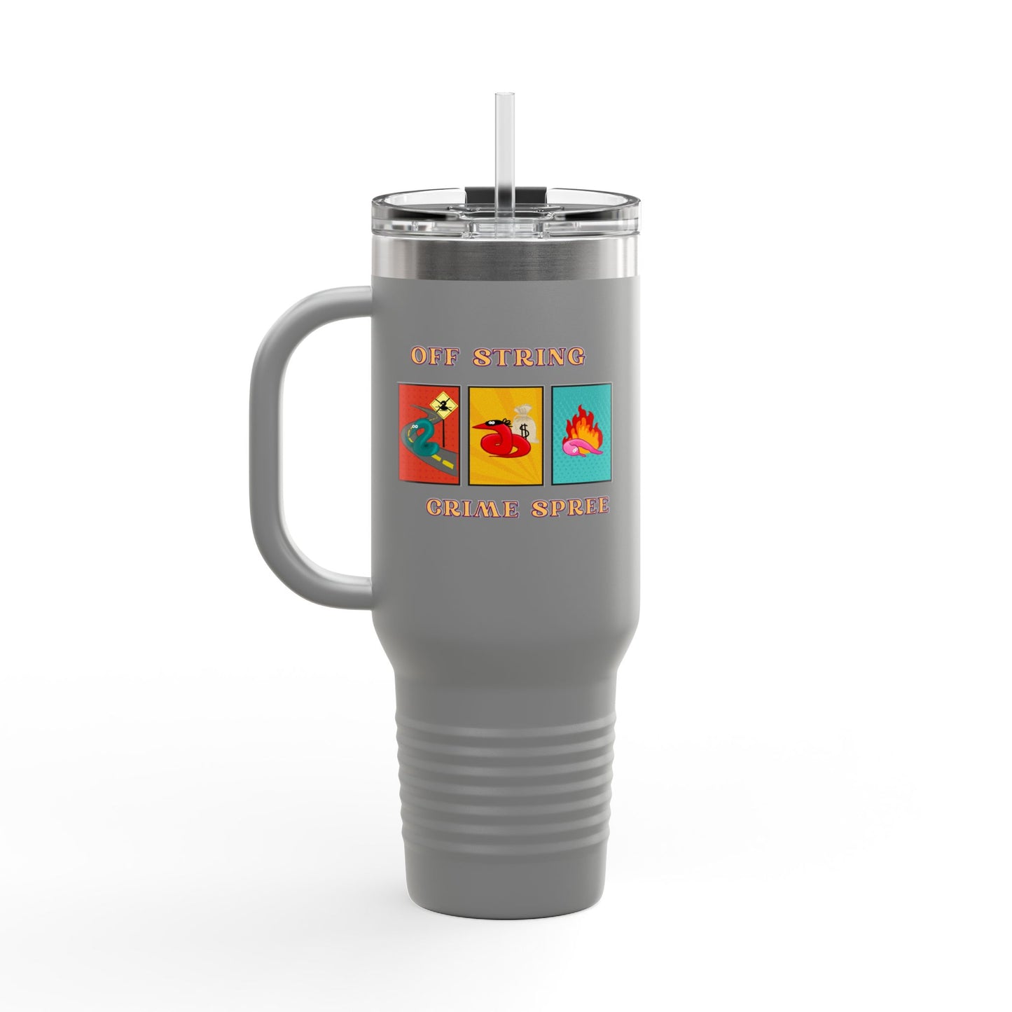 Socially Awkward Butterfly, Insulated Travel Mug, 40oz
