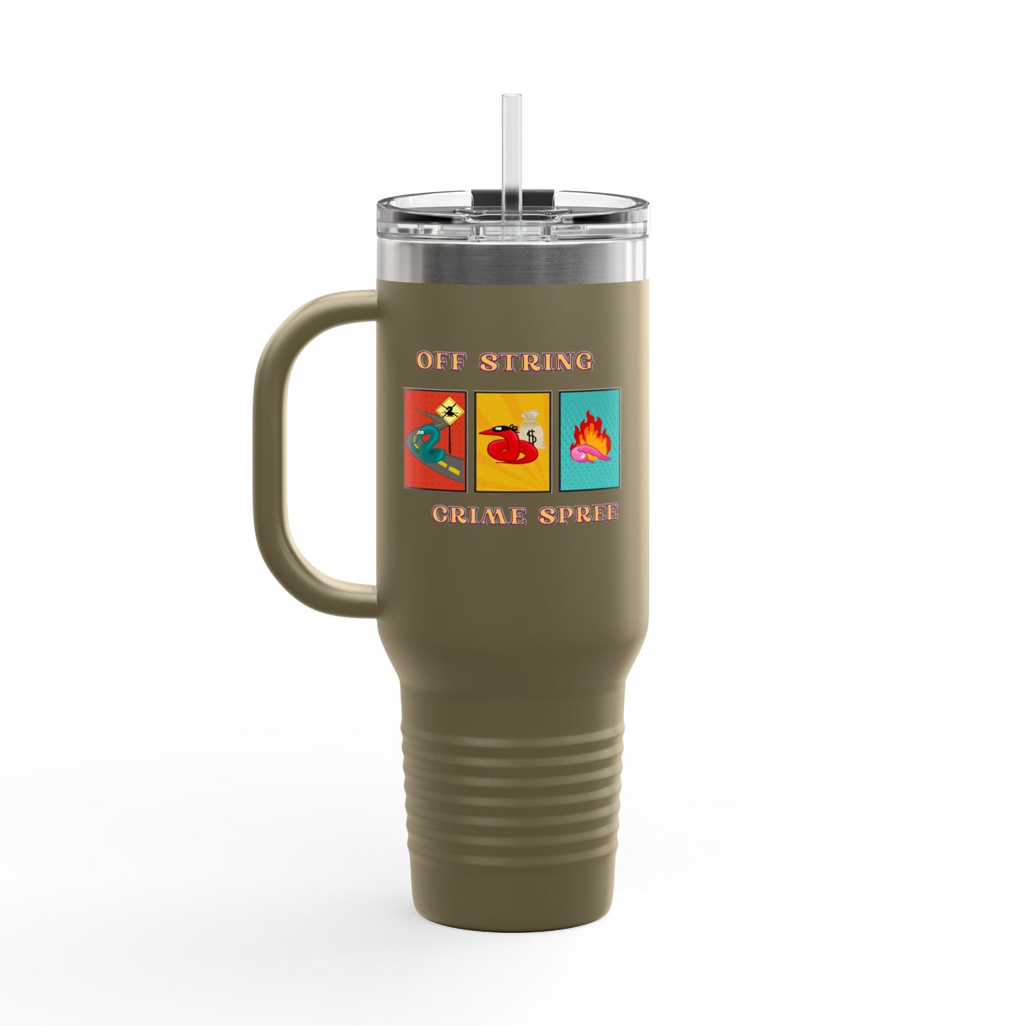 Travel Mug - d&d Spell Cast Fireball Design