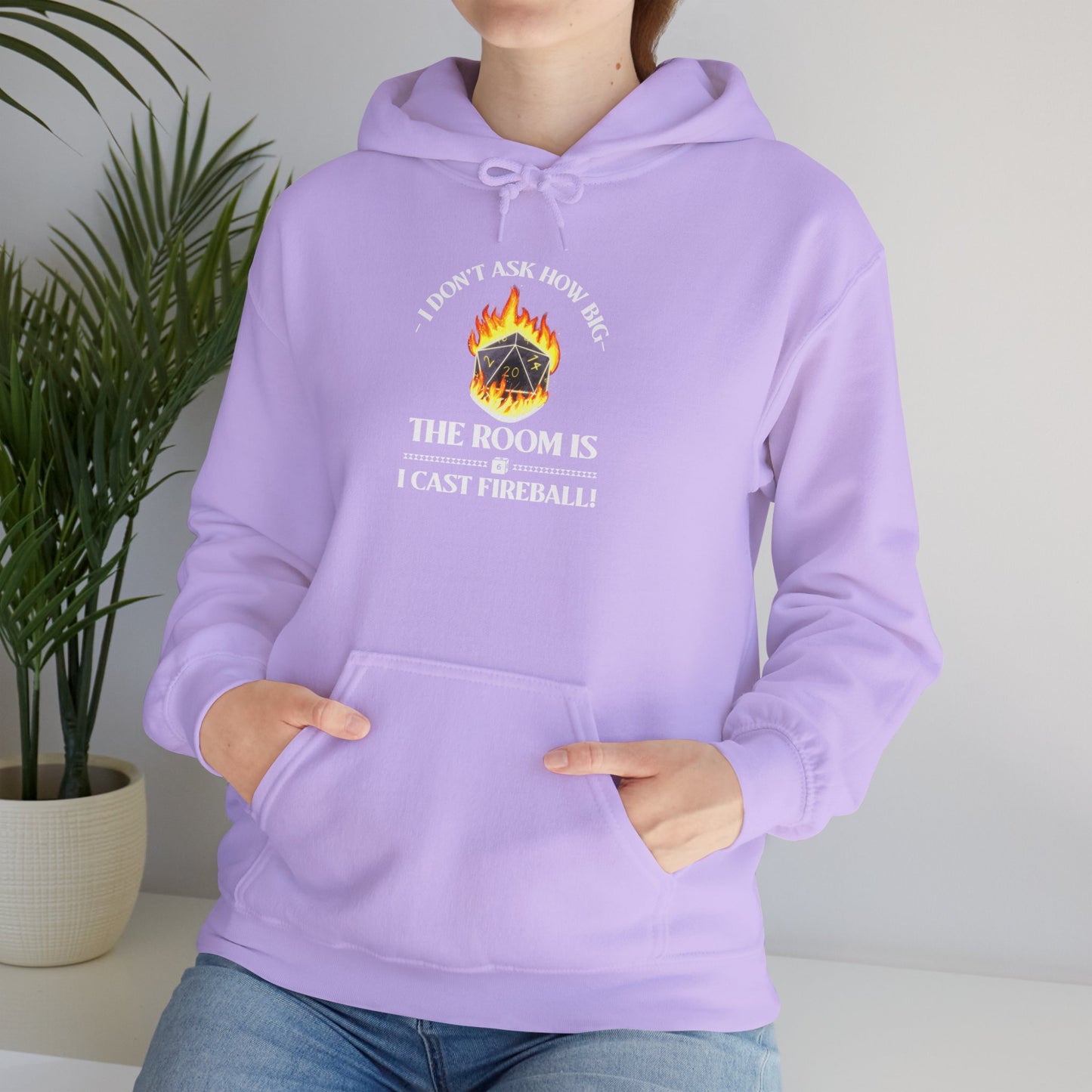 Hoodie - dnd Cast Fireball Design