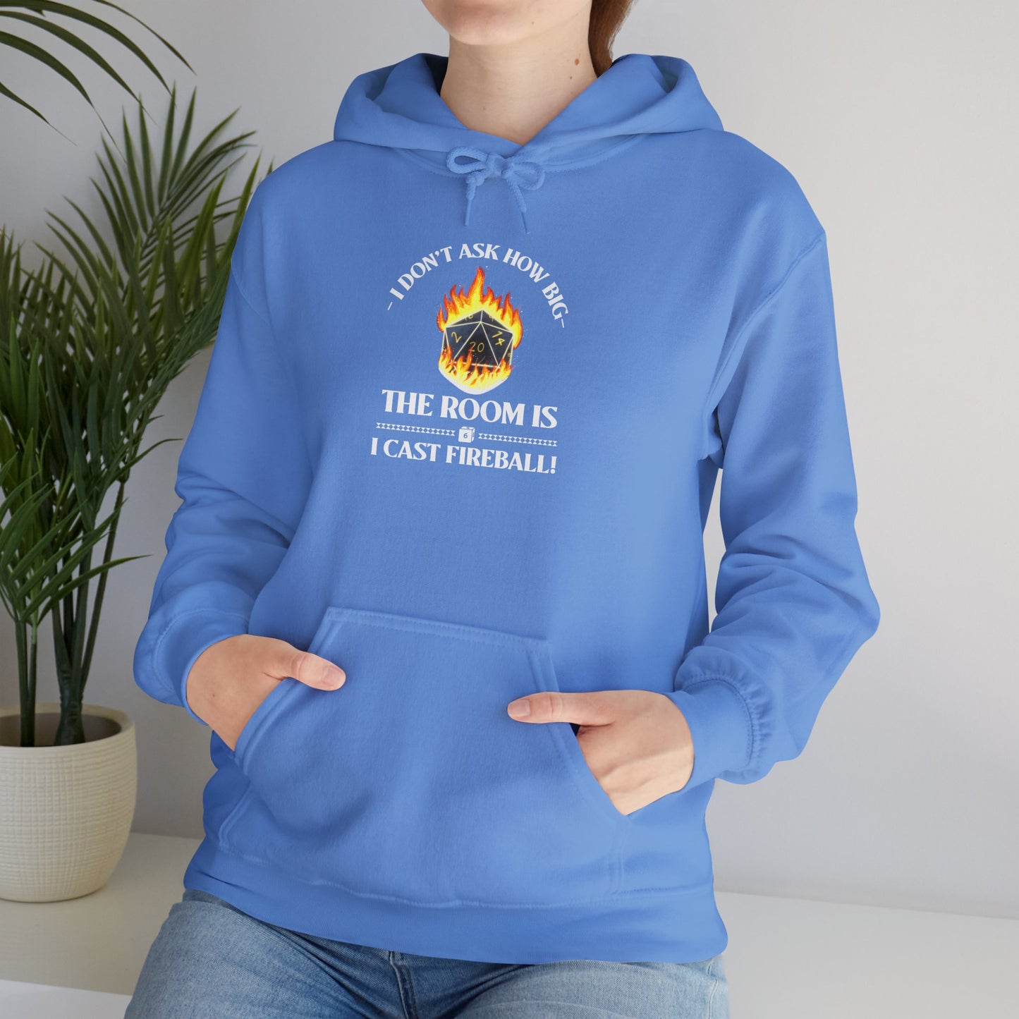 Hoodie - dnd Cast Fireball Design