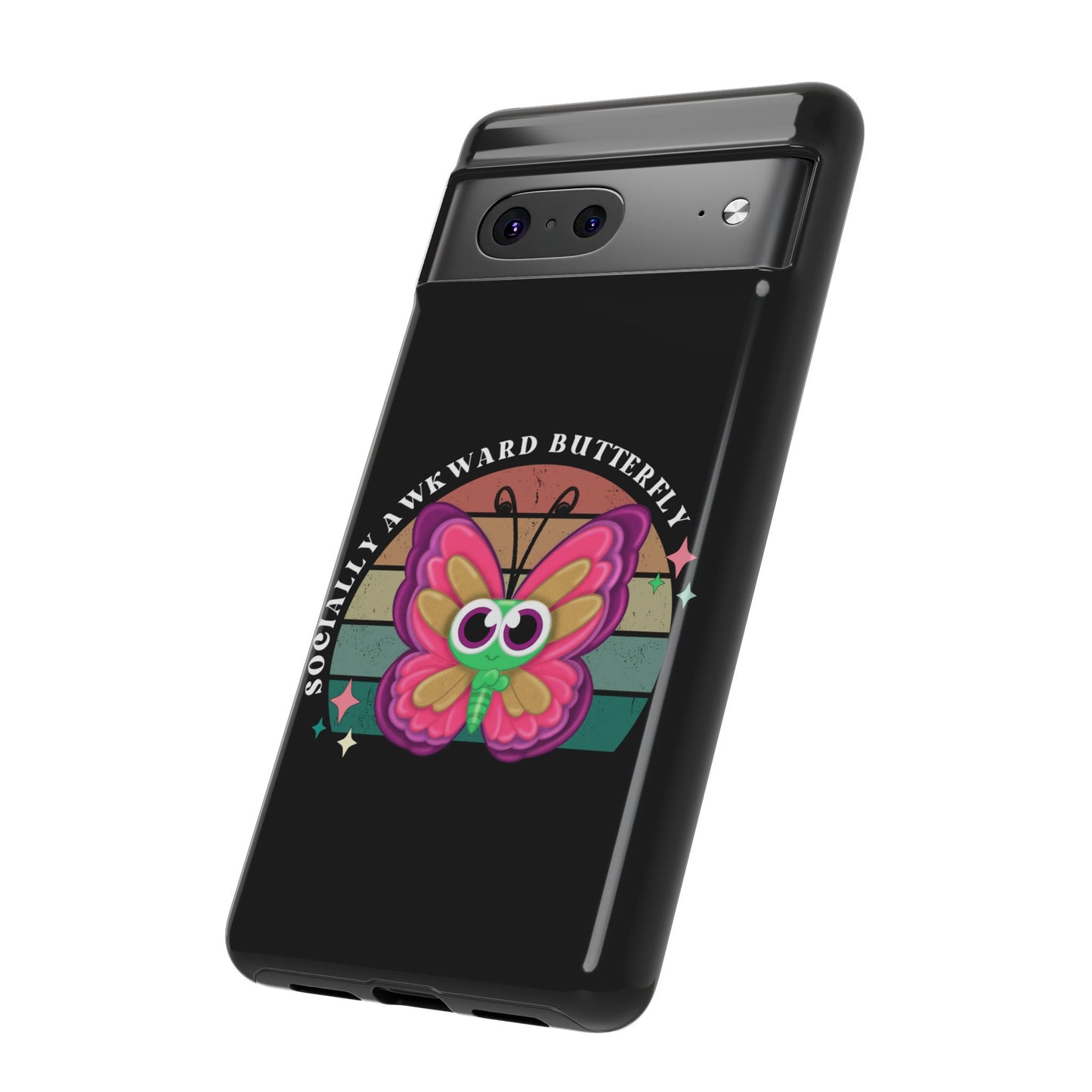 Socially Awkward Butterfly phone case Tough Cases