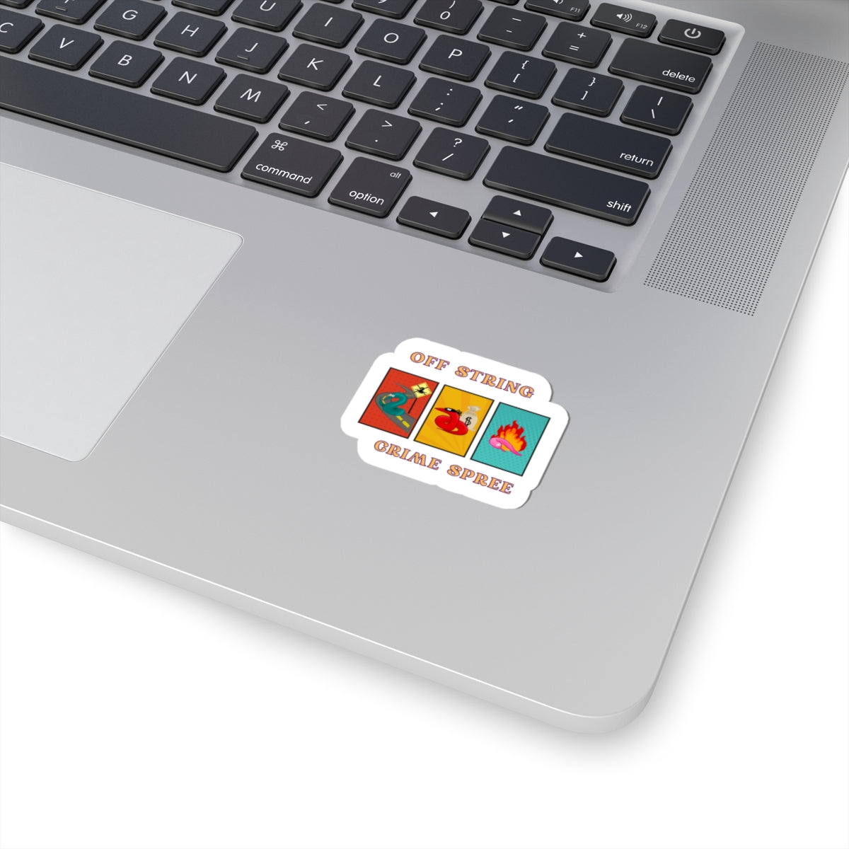 Worm off the String, Crime Spree, Sticker Decal