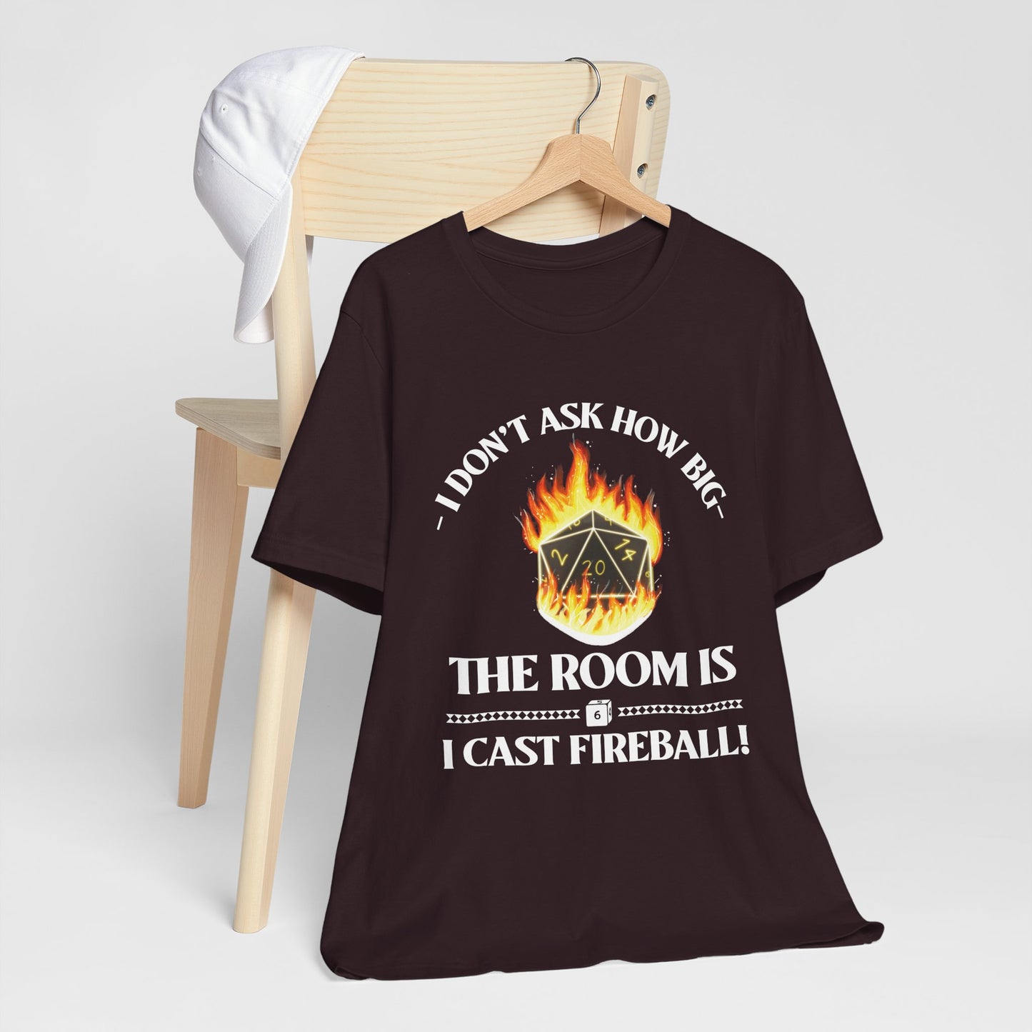 DnD, D&D, Cast fireball Unisex Tee, Introvert Meme Shirt, Funny Graphic Tee, Sarcastic T-Shirt, Humorous Top, Hilarious Quote Tee
