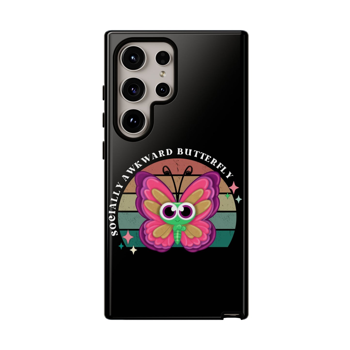Socially Awkward Butterfly phone case Tough Cases
