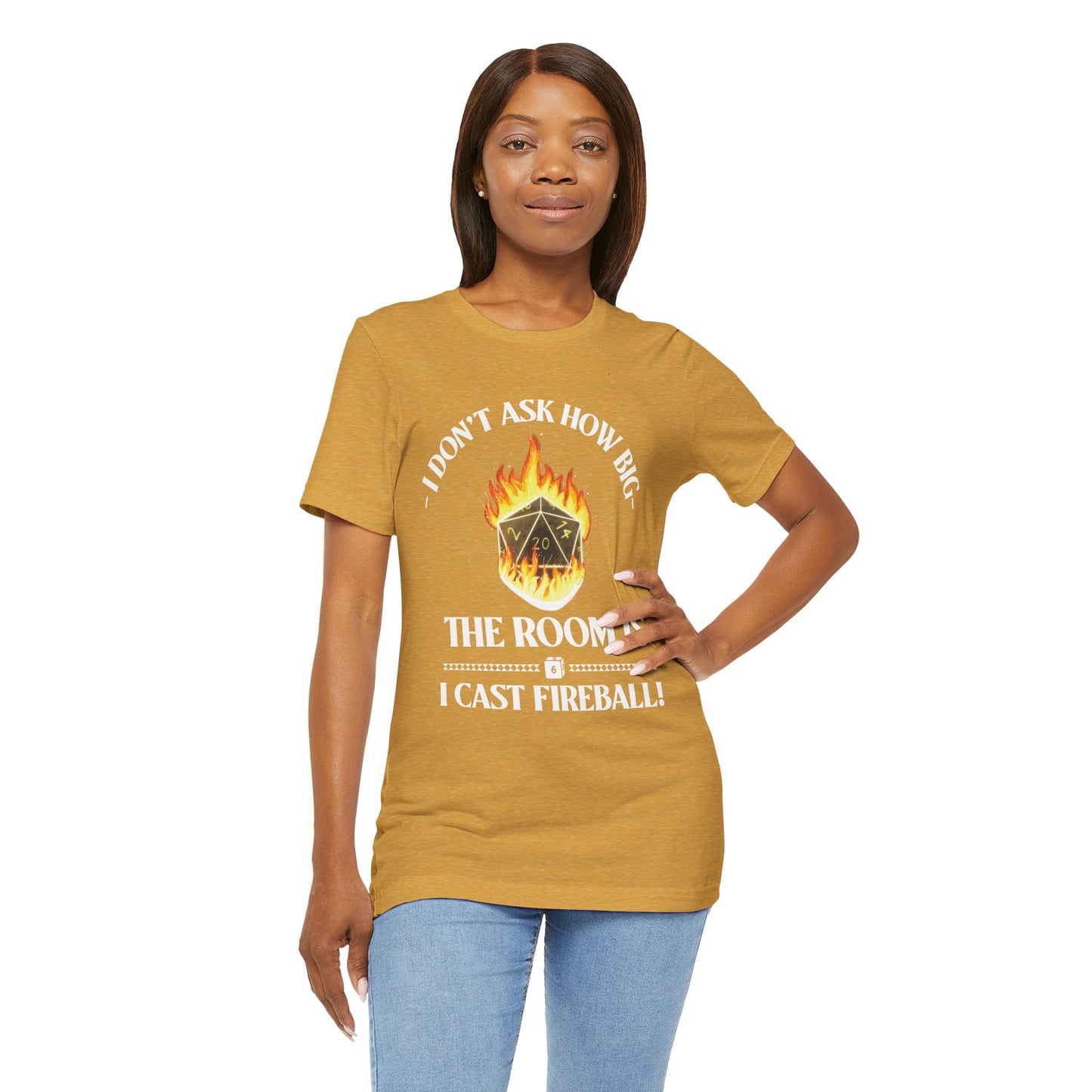 DnD, D&D, Cast fireball Unisex Tee, Introvert Meme Shirt, Funny Graphic Tee, Sarcastic T-Shirt, Humorous Top, Hilarious Quote Tee